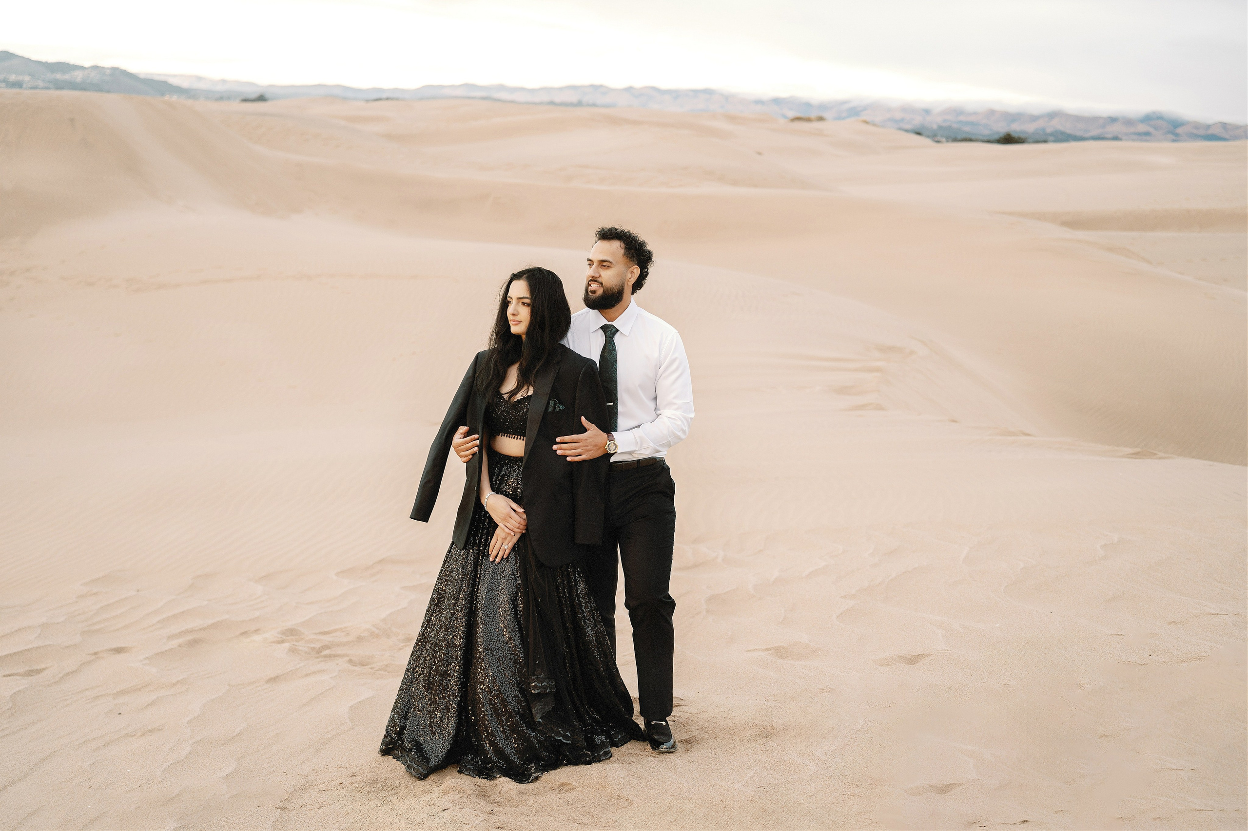 Elopement at Pismo Beach Sand Dunes, California. Wedding Photography & Videography Team in California, Los Angeles, San Francisco, San Diego and Travel