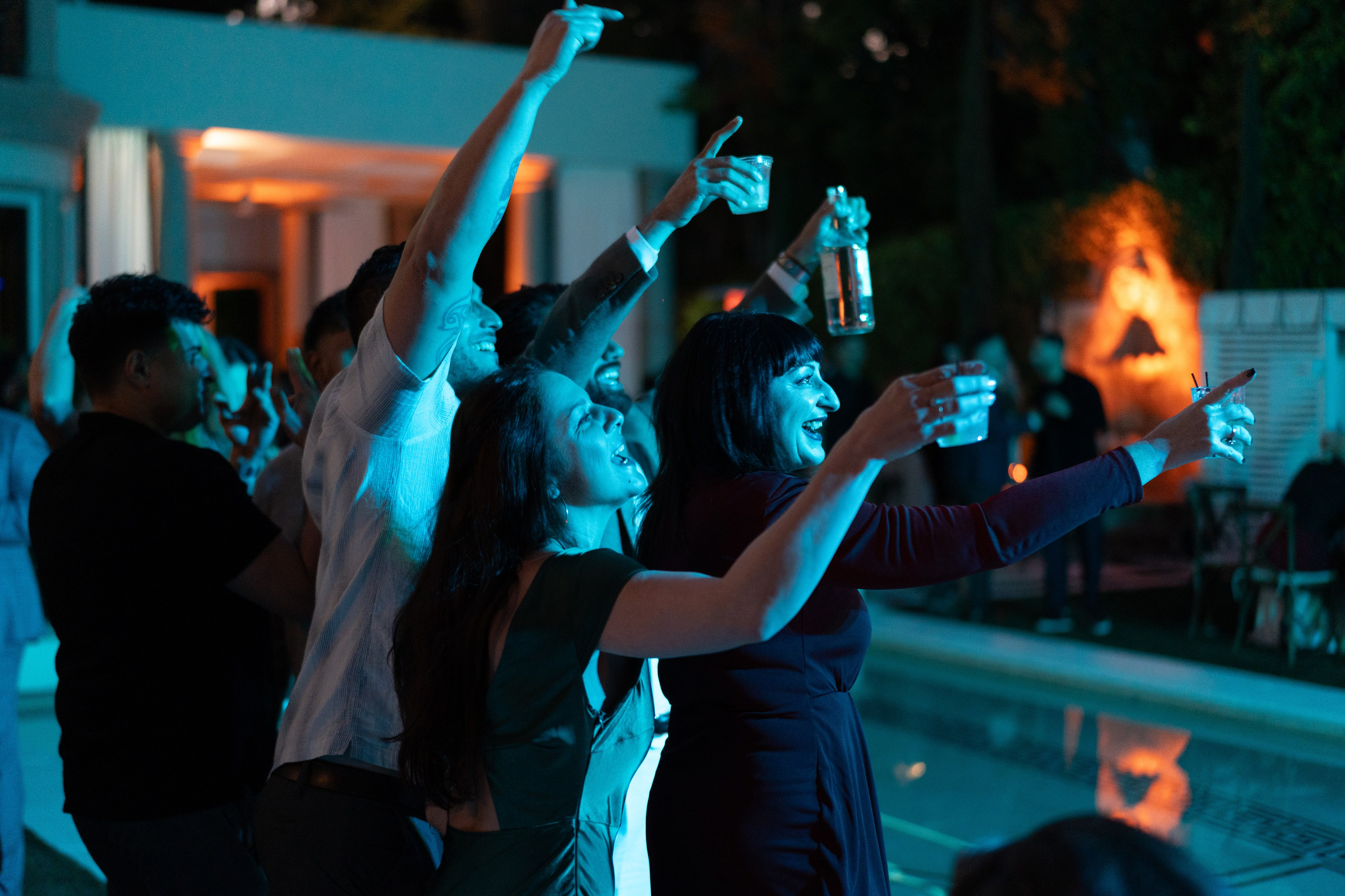 Engagement party in Los Angeles. Cinematic Wedding & Elopement Photography in Los Angeles | Inspired by Indie Film & Real Life