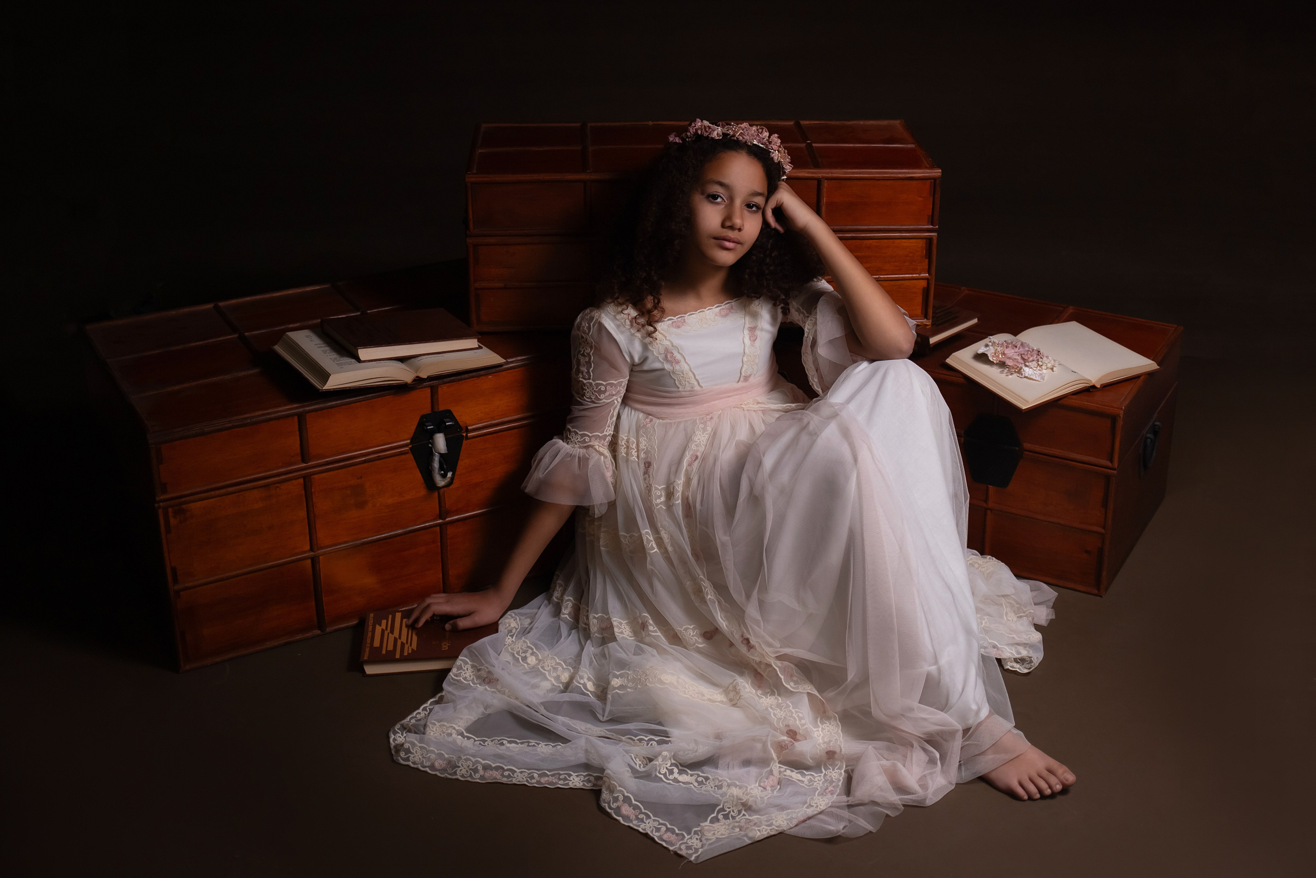 Comunión en el estudio. Профессиональный фотограф в Испании