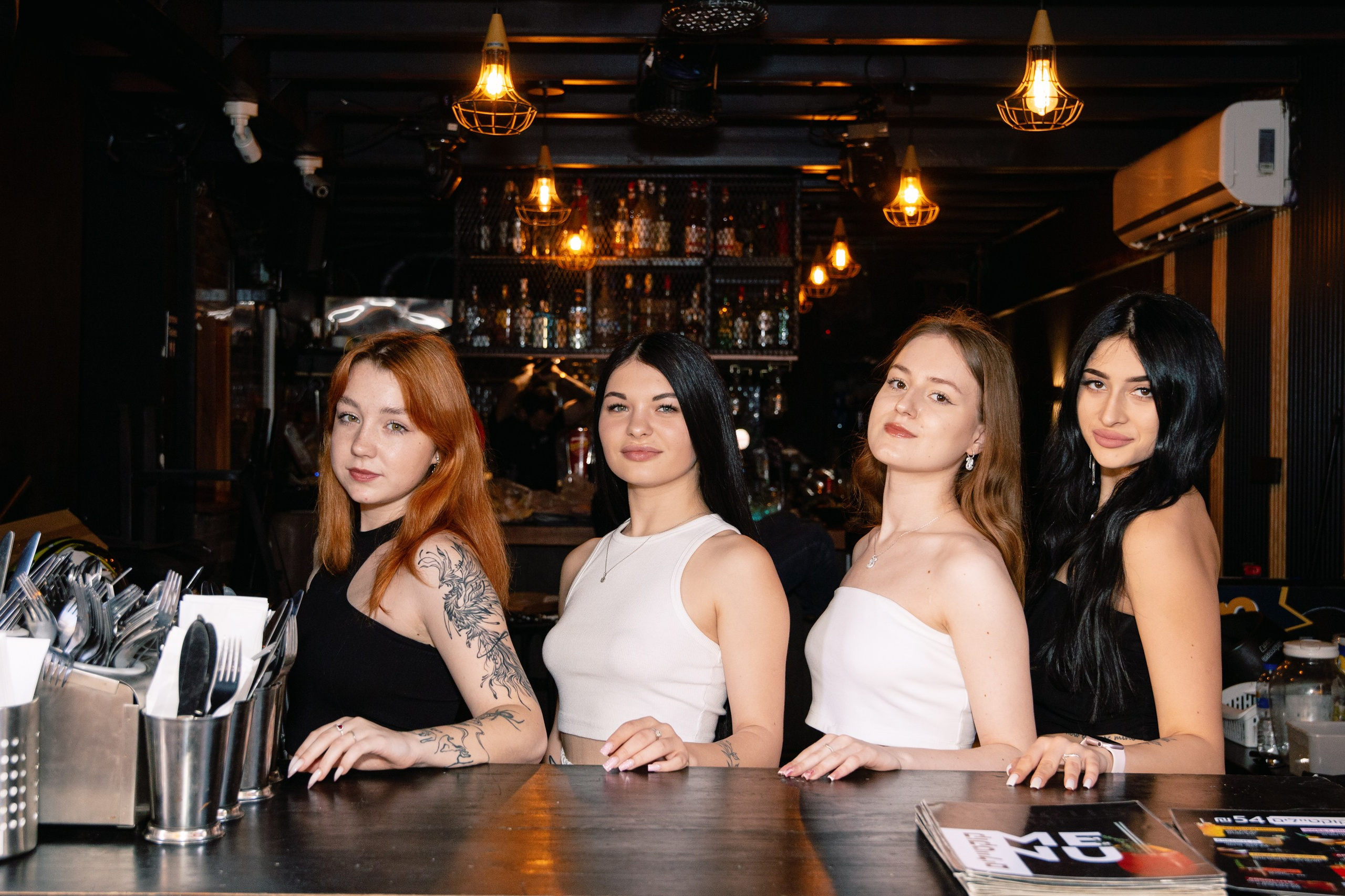 Контентная съемка для бара Focus. Портретный и репортажный фотограф в Израиле Рома Бирман