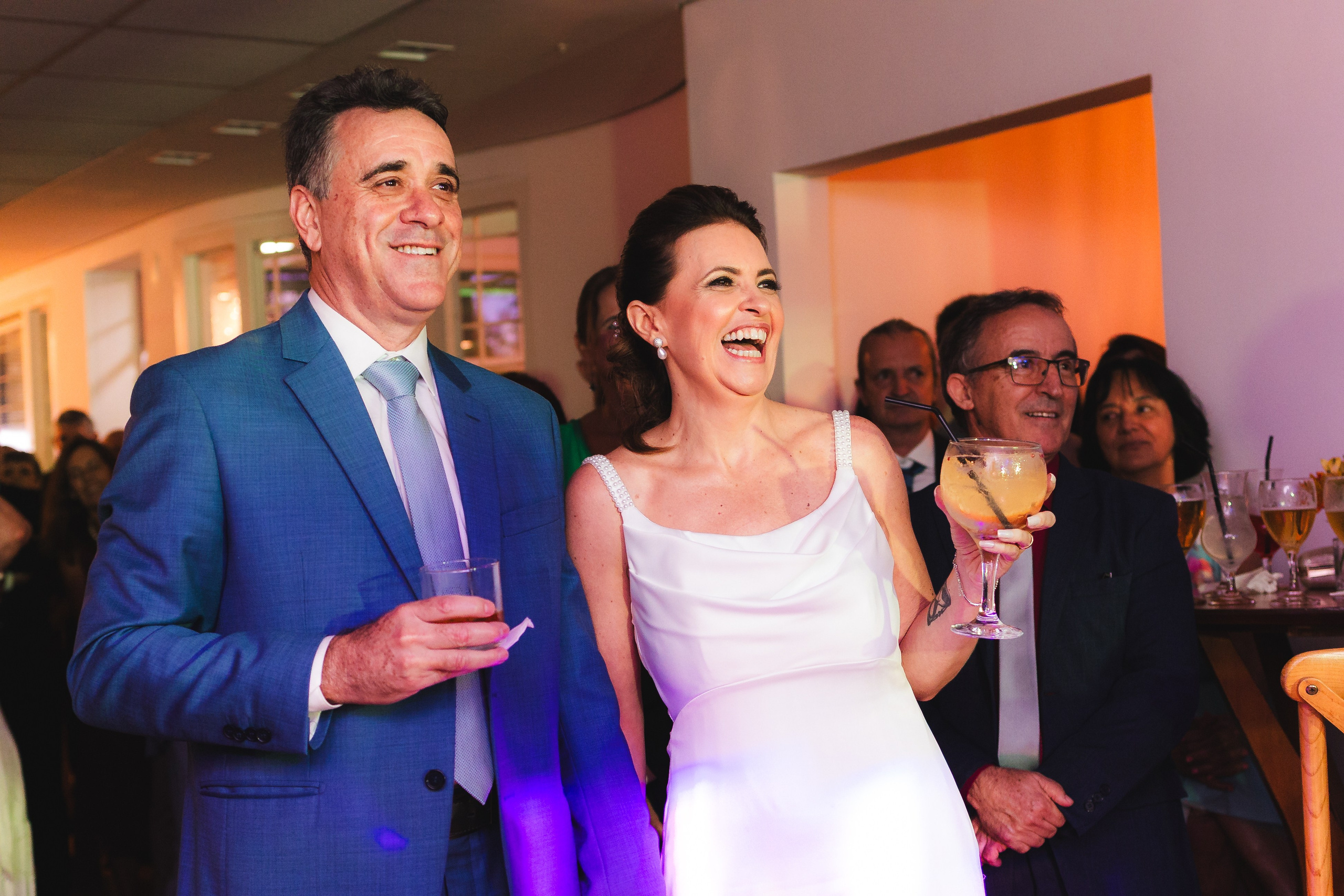 Renovação de votos de um casal que aproveitou até ao último minuto