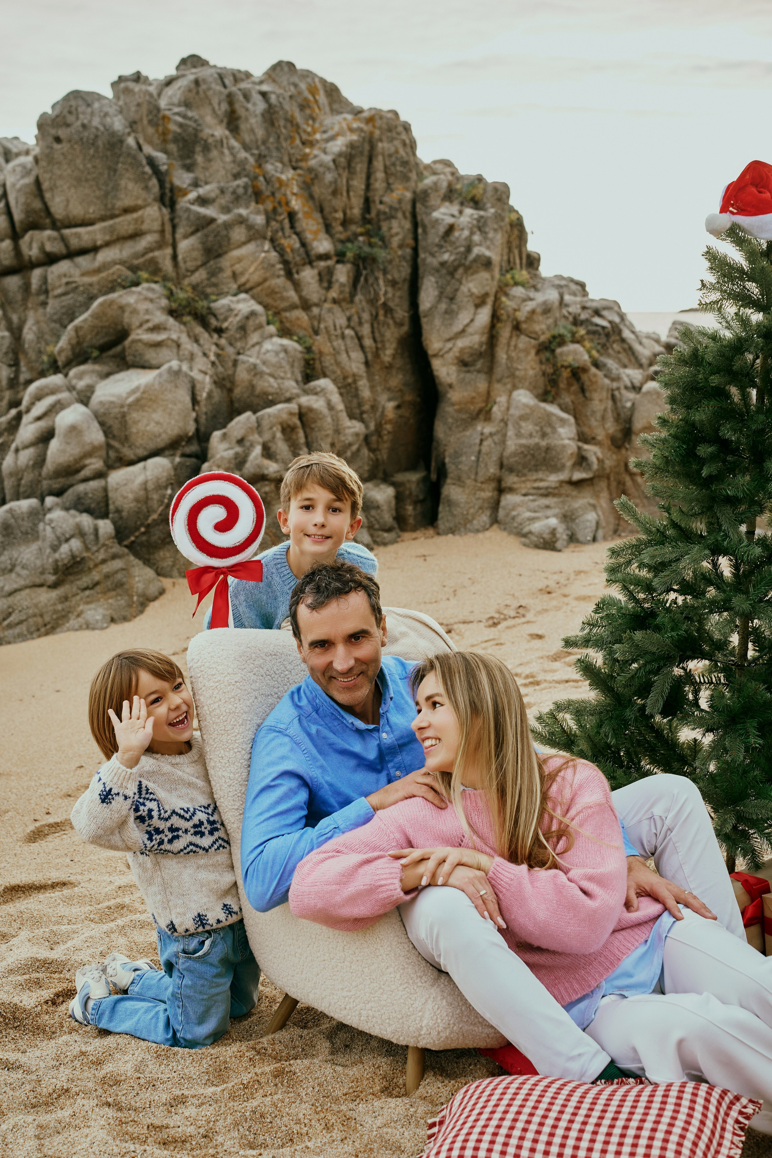 Рождество на пляже. Такие разные, любимые. Фотограф в Барселоне Жанна Захарченко