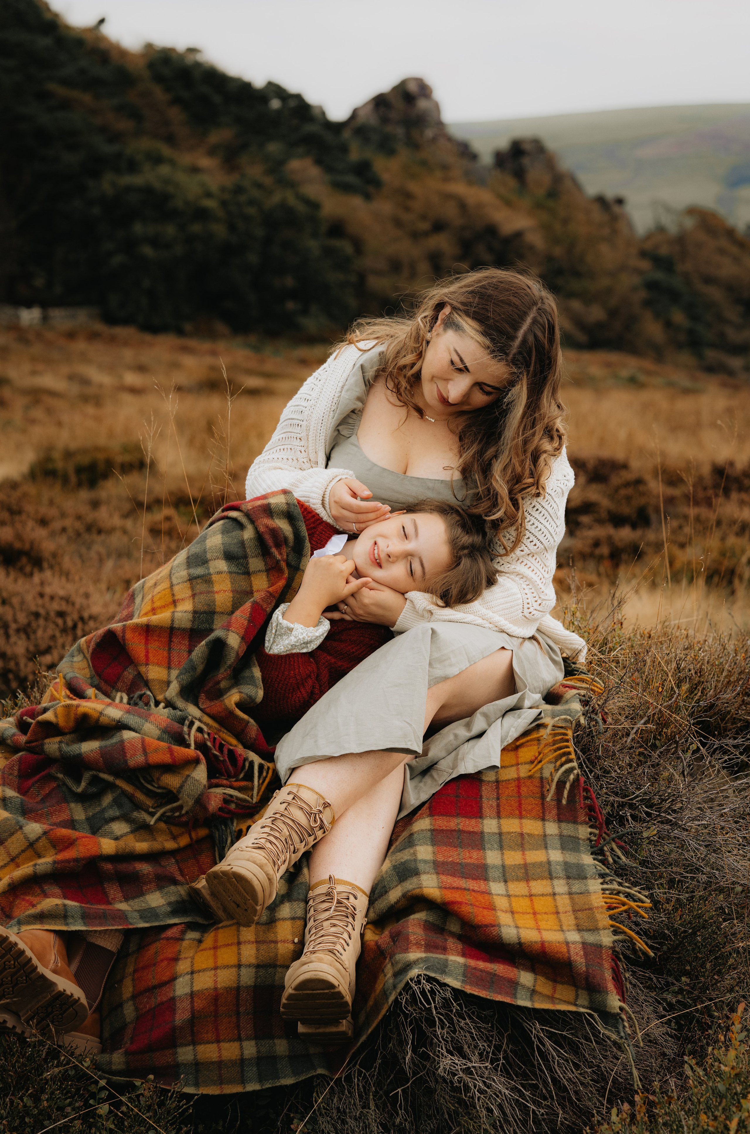 Mommy and me, Peak District. Tania Gandrabur, photographer in West Midlands, England