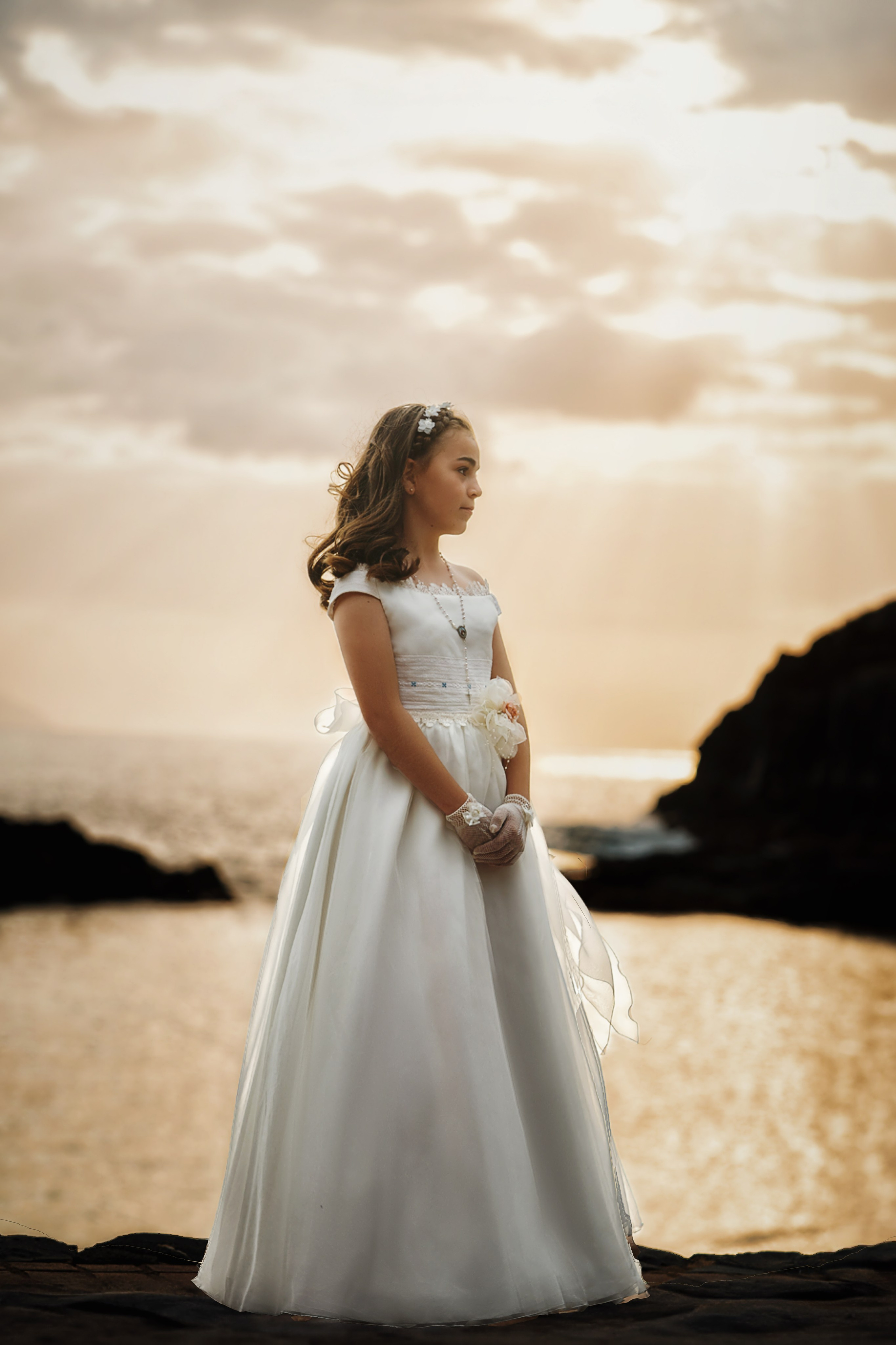 First communion. Professional photography in Tenerife Tania Bonnet
