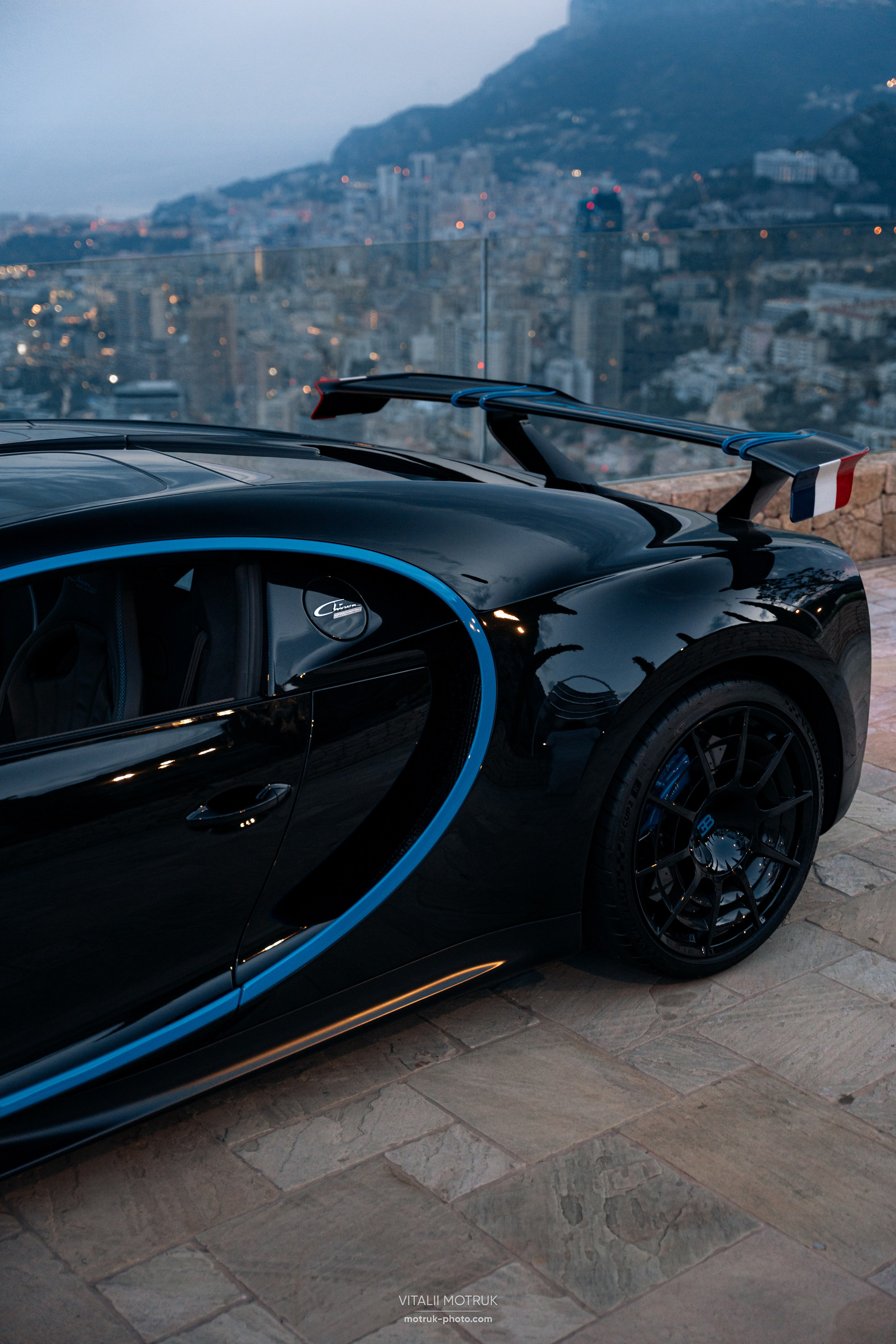 Bugatti Chiron. Photographe de voitures à Paris — Vitalii Motruk
