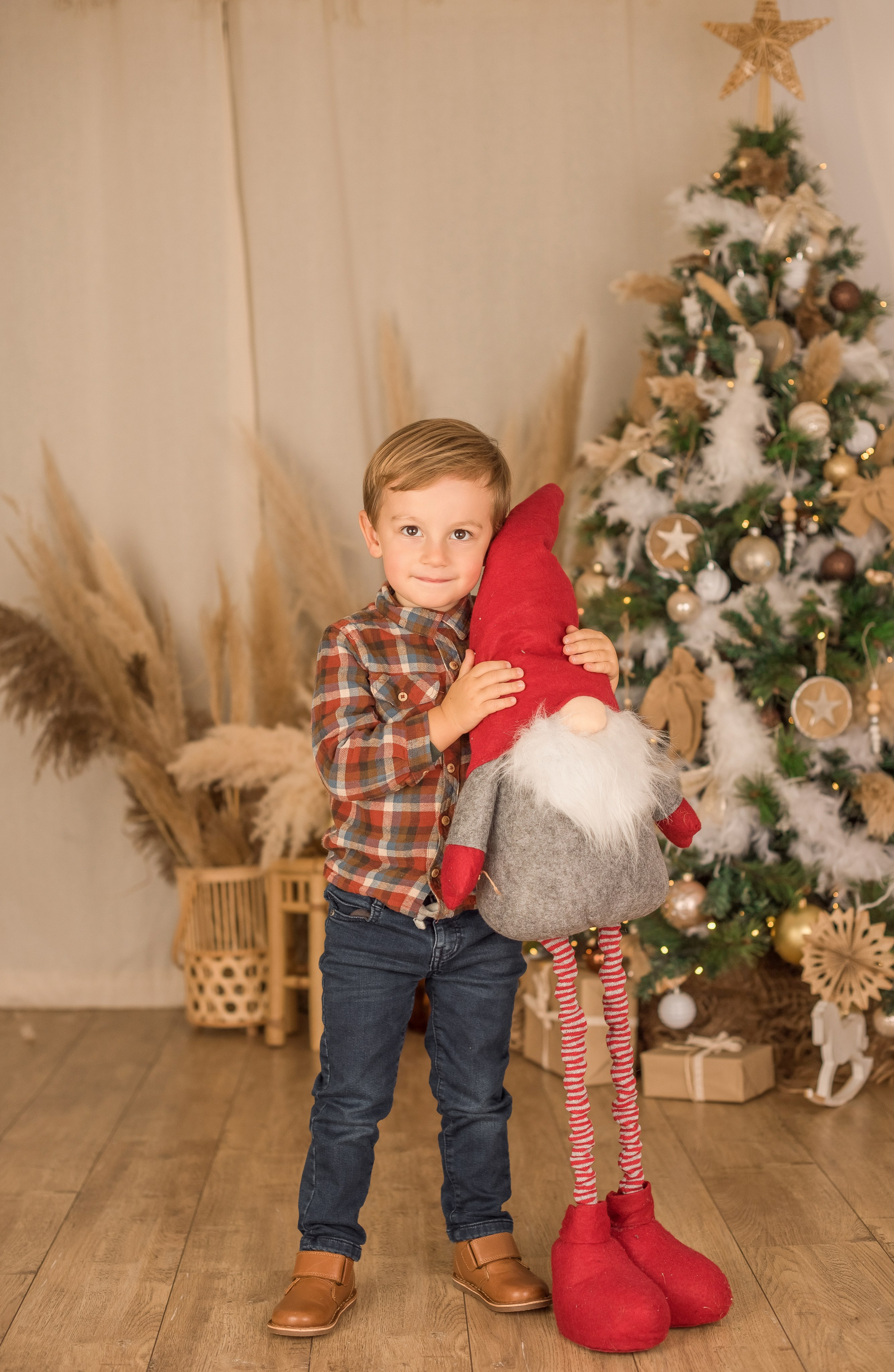 Exemples séance photo Noel - Déco boho. Maria Pinaton - photographe à Douai, Lille, Bondues, Nord - grossesse, nouveau né, famille, mariage, portrait, enfant, couple