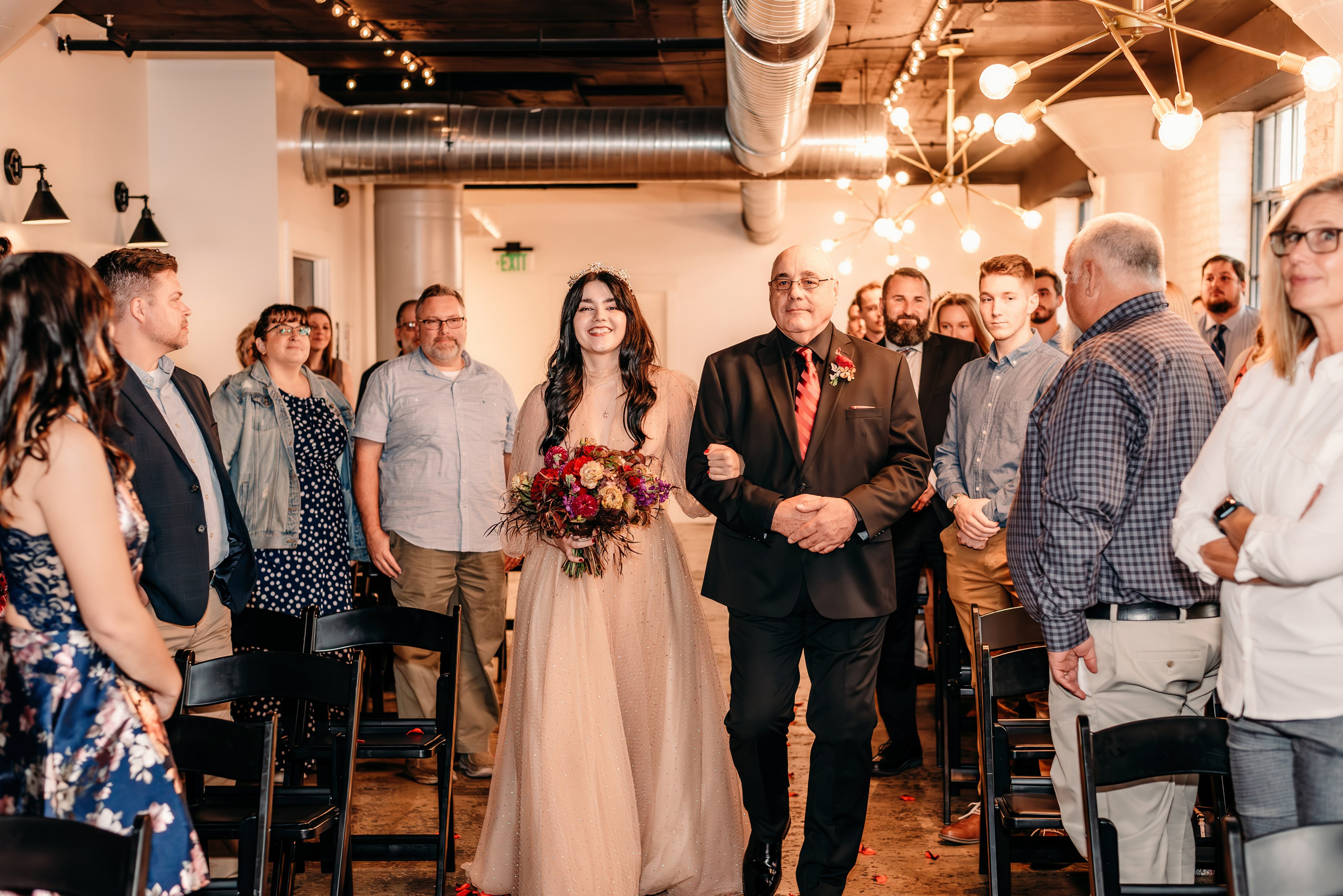 Bold & Dramatic Wedding at The Paper Mill on The Landing | Fort Wayne Wedding Photographer. Alexandria Danielle Photography | Fort Wayne & Indianapolis Wedding Photographer