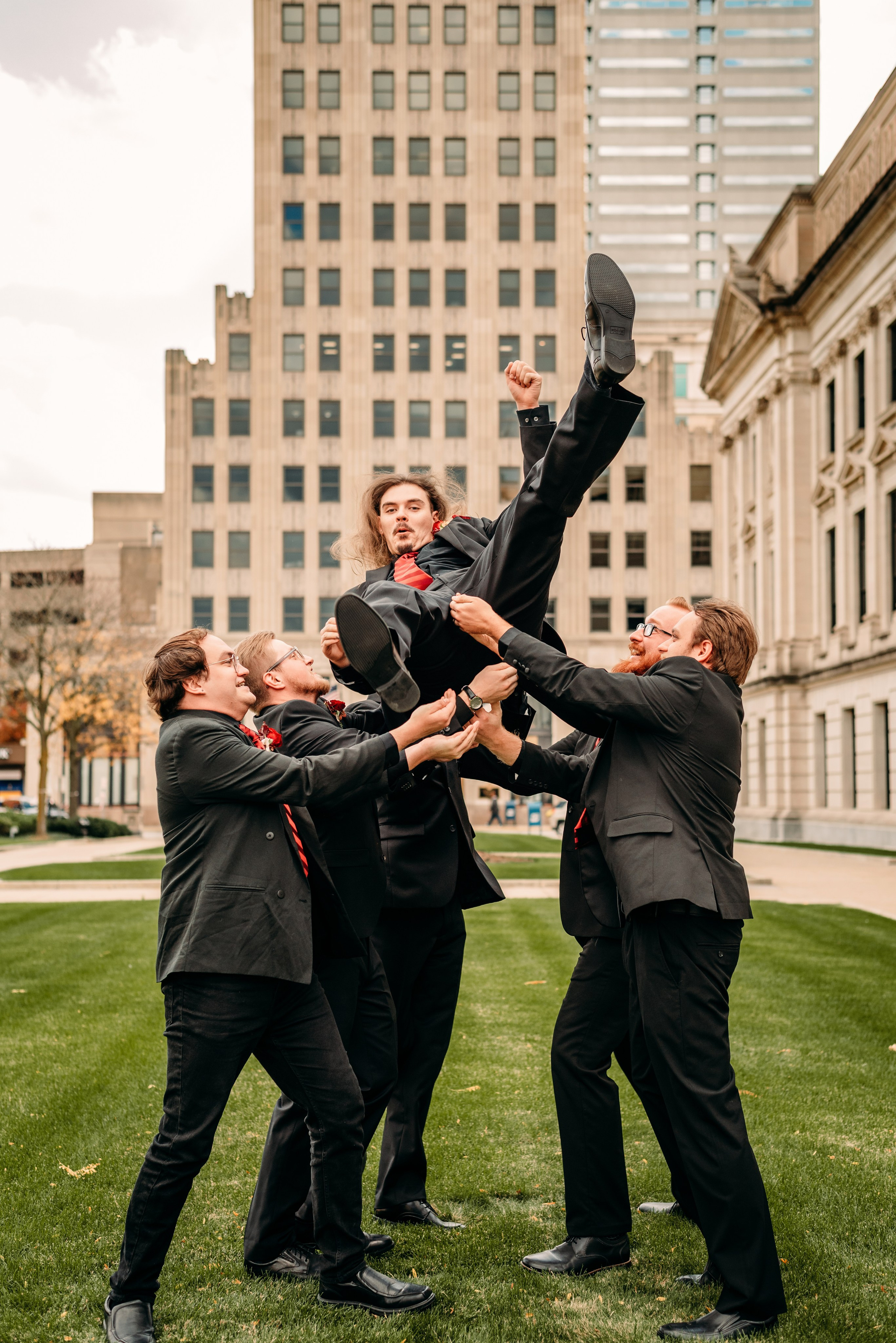 Bold & Dramatic Wedding at The Paper Mill on The Landing | Fort Wayne Wedding Photographer. Alexandria Danielle Photography | Fort Wayne & Indianapolis Wedding Photographer