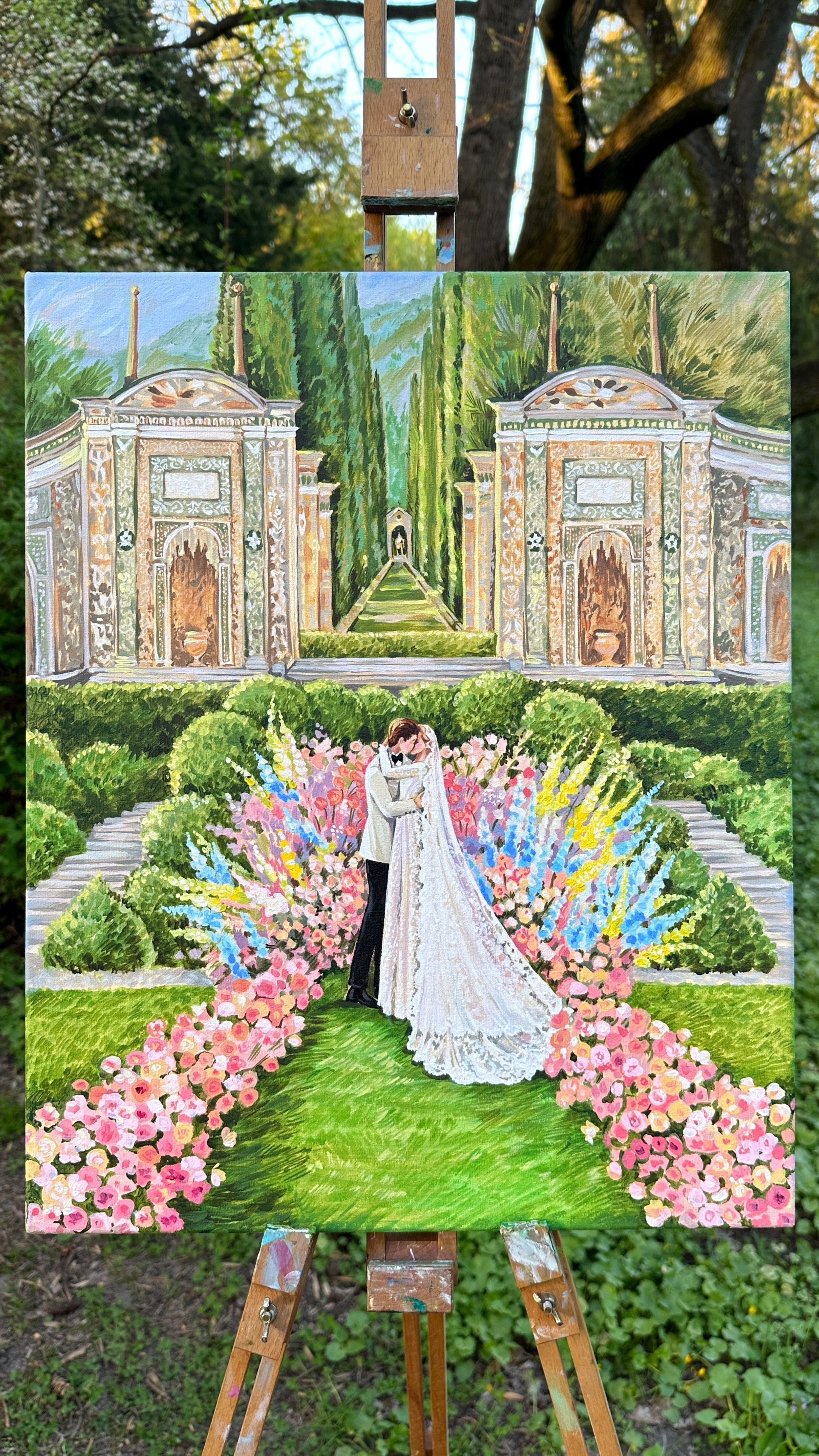 Ceremonial Painting. InnaIllustrator