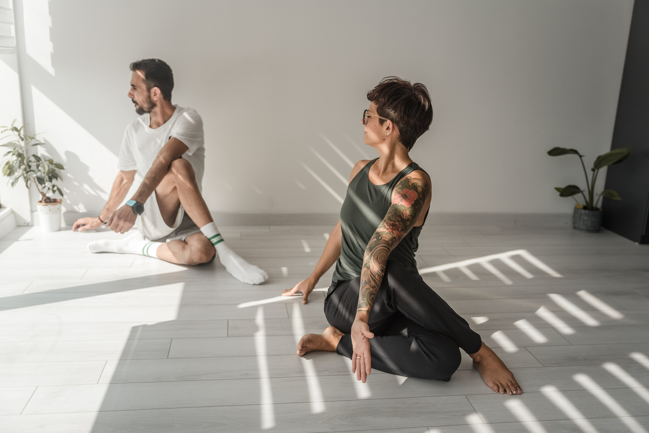 Photo session for a Pilates trainer