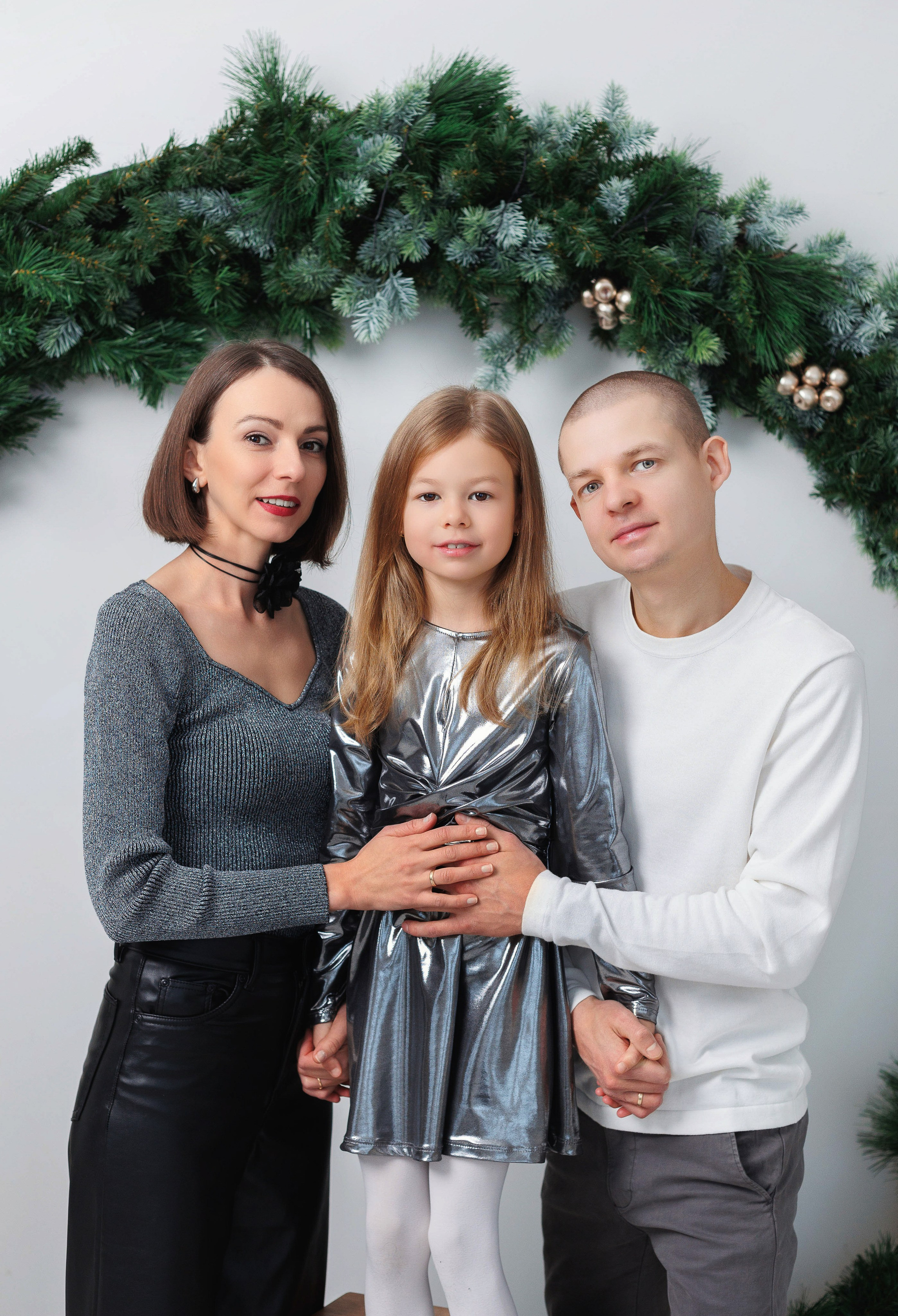 Семейная фотосессия в студии Вильнюса. Семейный и детский фотограф в Вильнюсе Светлана Наумова