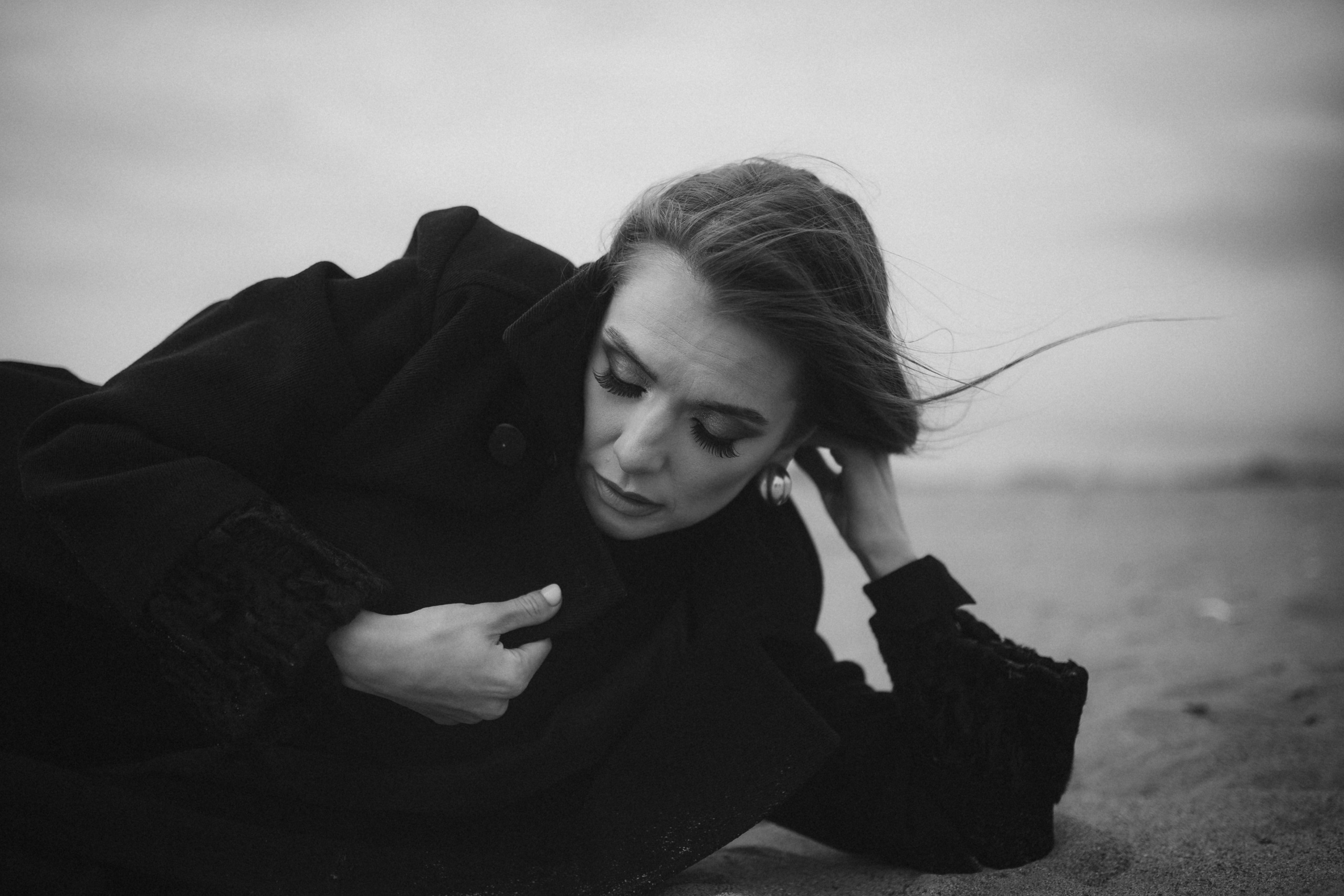 Portrait.Woman.Ocean. Photographer NYC