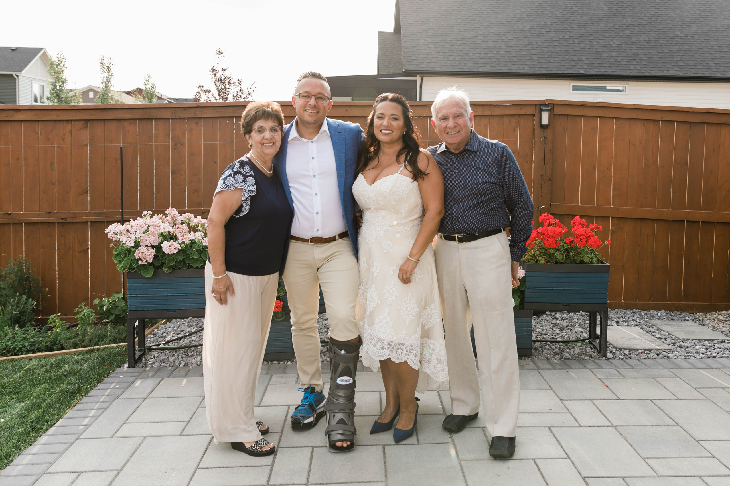 Pamela Backyard Wedding. Ching Li Photography