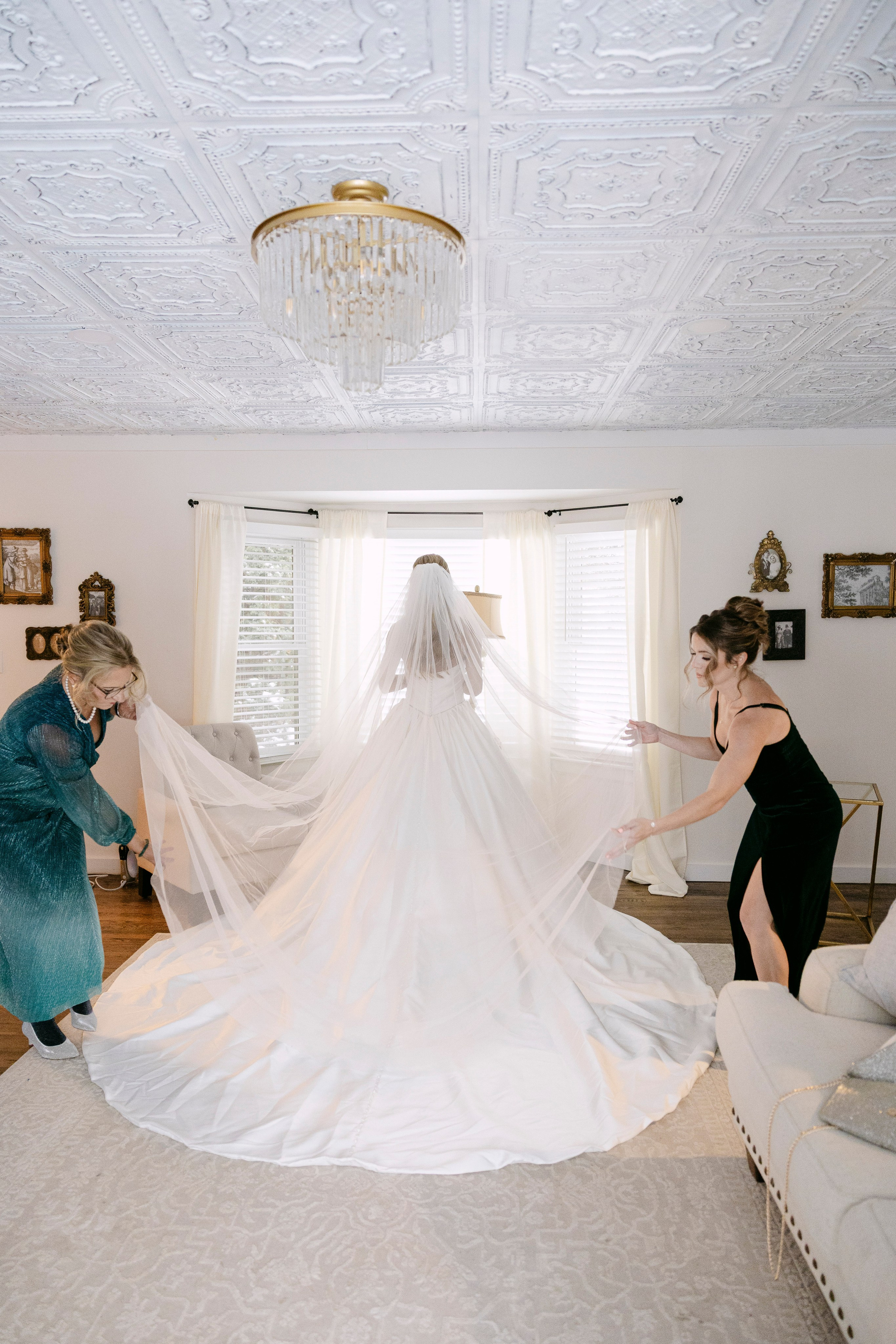 Winter Snow Wedding at Luxe Glass House at River Mill | A Rare & Romantic North Carolina Celebration. Wedding and portrait photography in Greenville SC