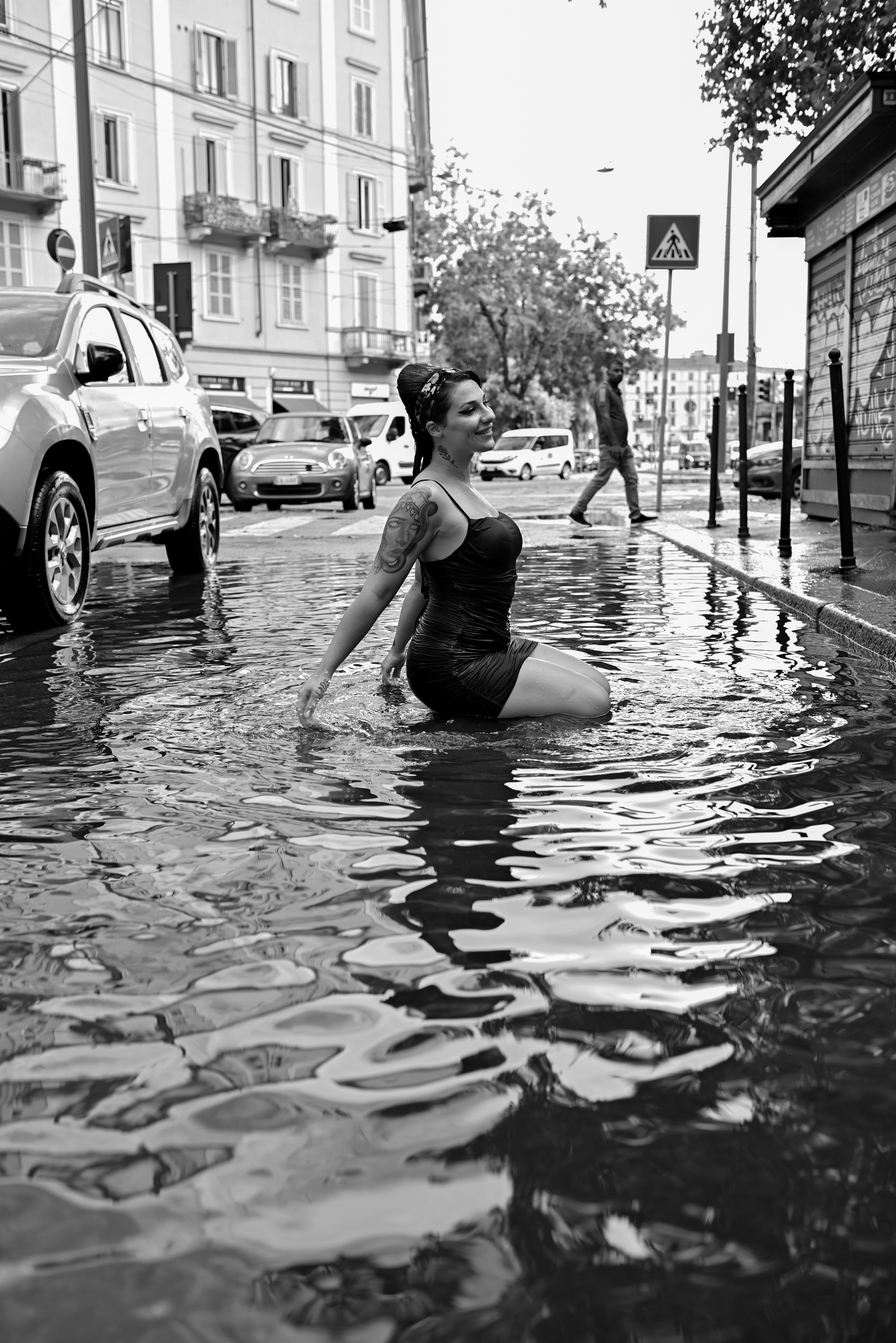 Scatti per far andare l’acqua di traverso all’ex