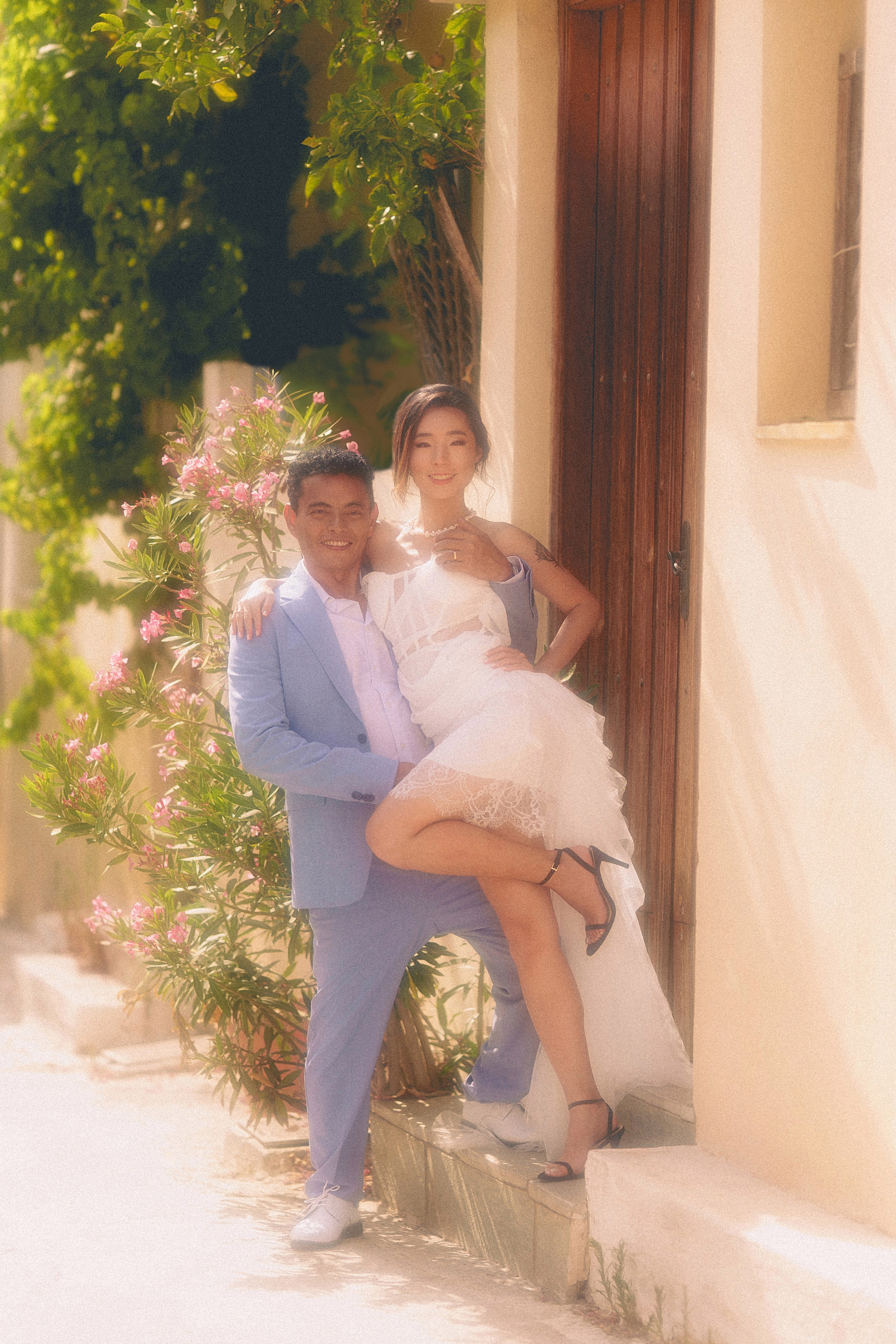 Laura and Claudio engagement in Evoia. Photographer in Greece Kristina