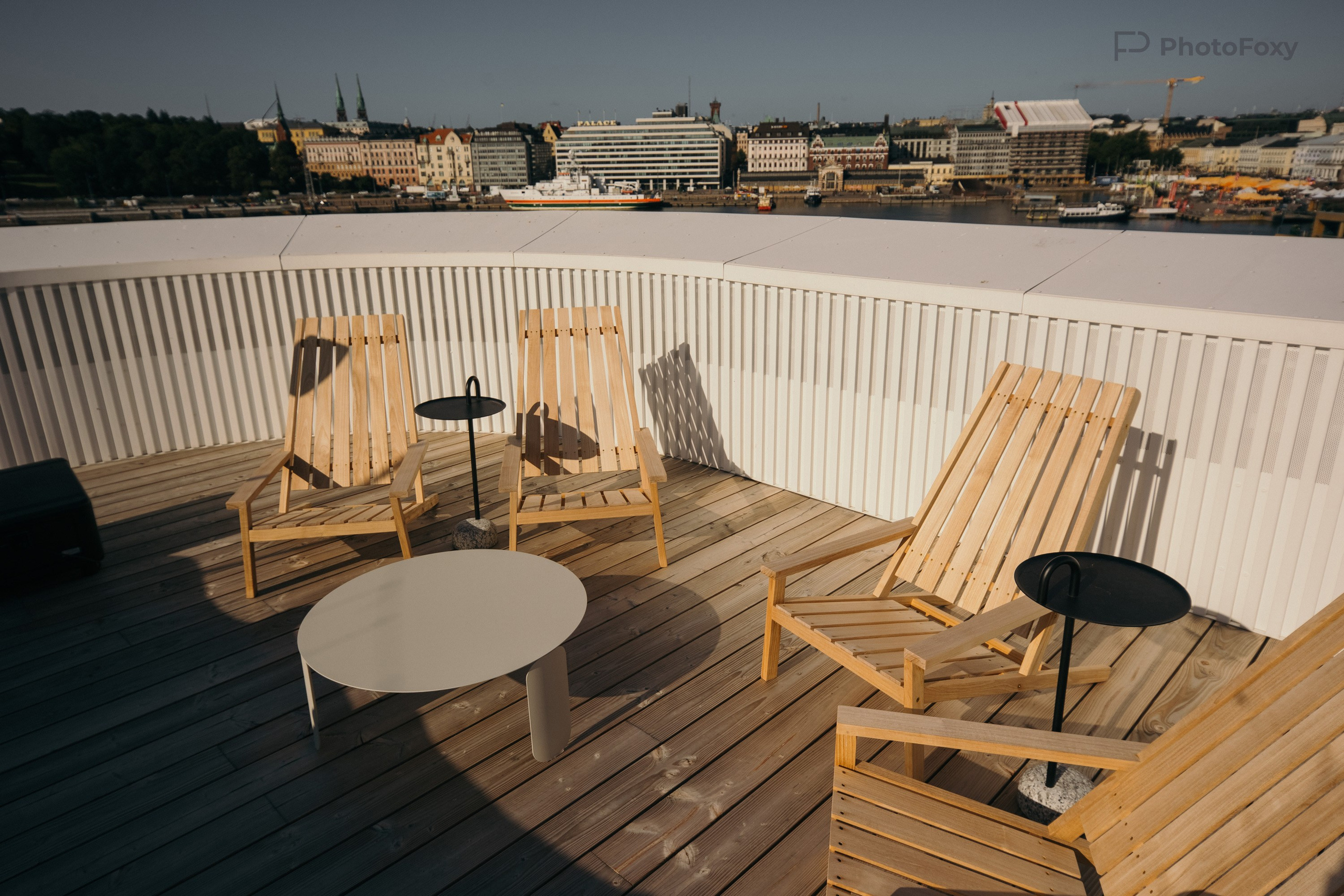 Hotelli Pier 4:n kattoterassi, Sokos. Valokuvaaja Lahti, Helsinki Elena Salonen