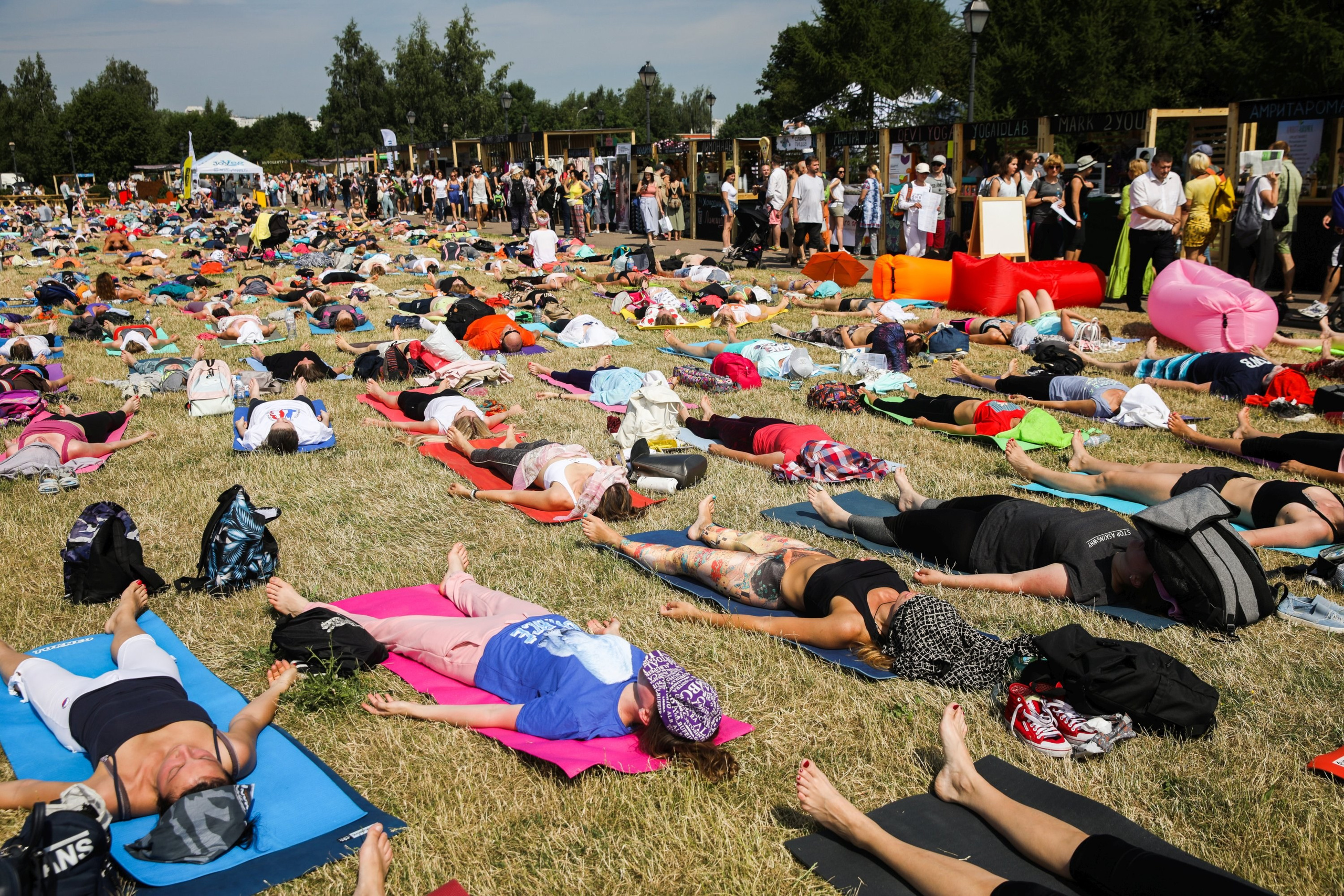 Yoga Day. True Story Photography