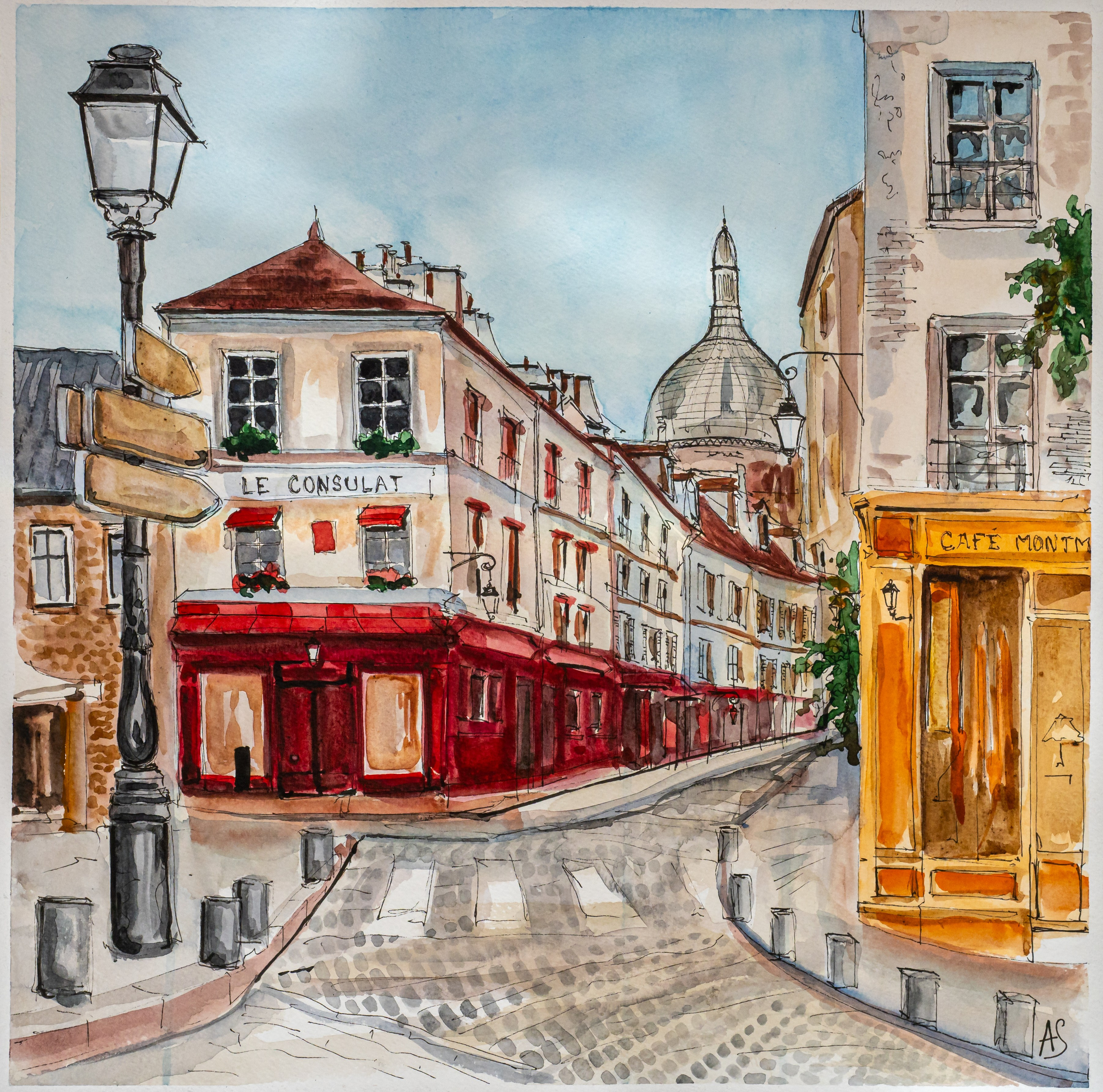 Urban views. Angelina Sorokopud. Artist in Strasbourg