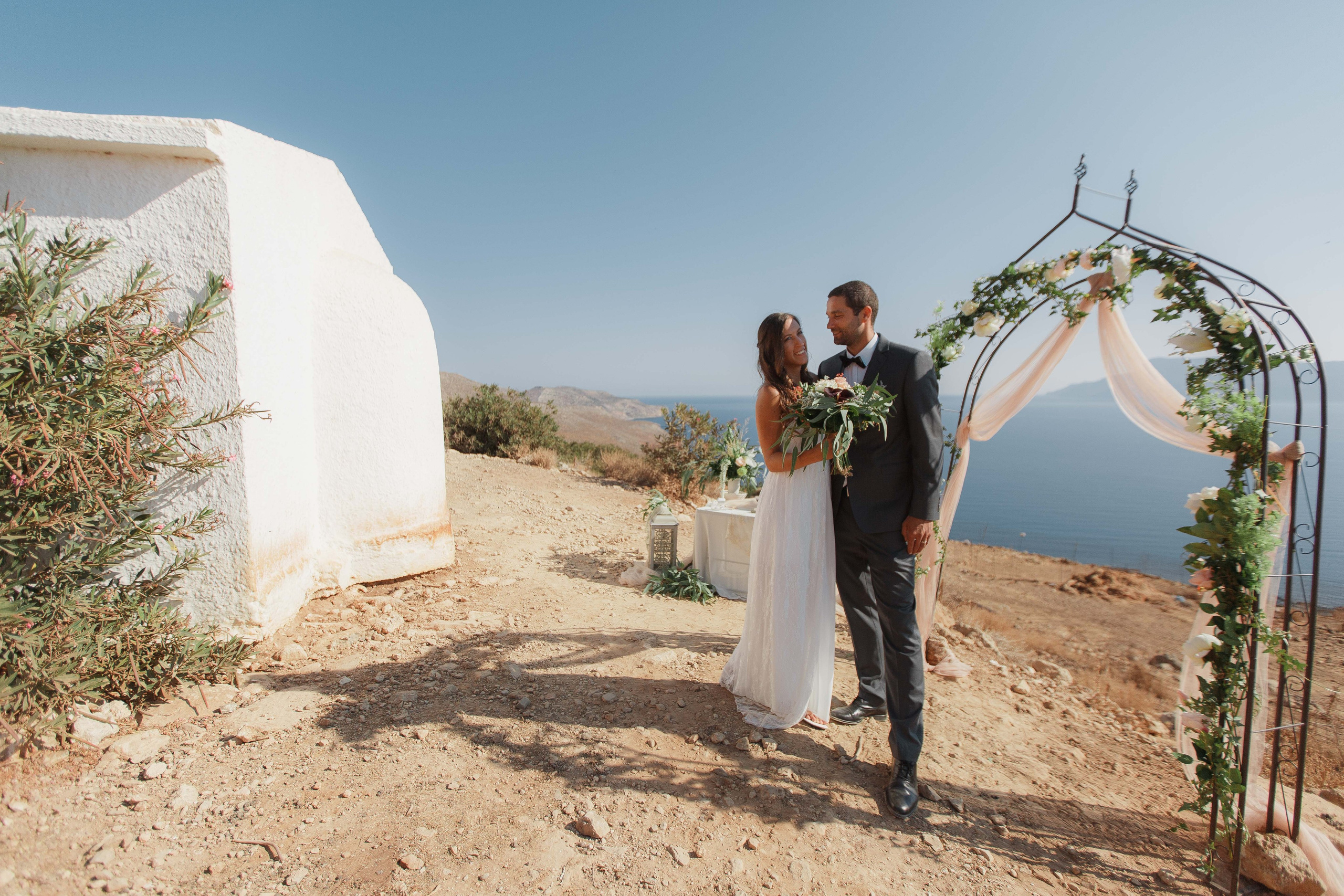 Marino & Steffi, Crete. Denny Savon — Photographer in Santorini | Weddings, Love Stories & Flying Dress