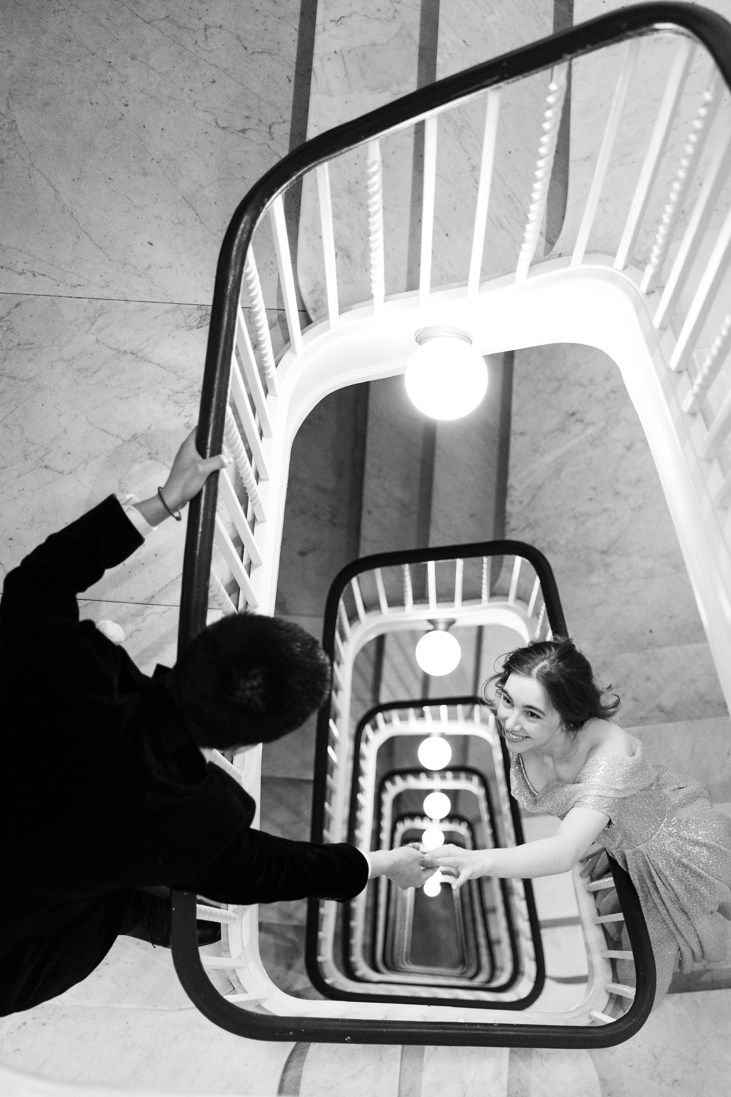 Engagement Session In Boston Athenaeum