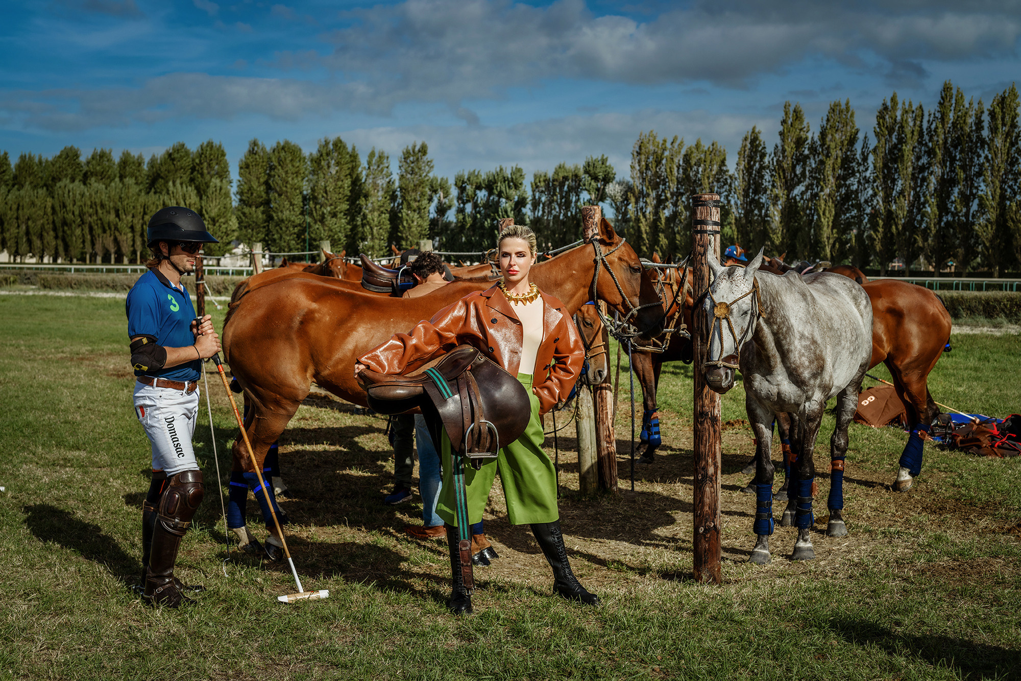 Photo shoot with horses