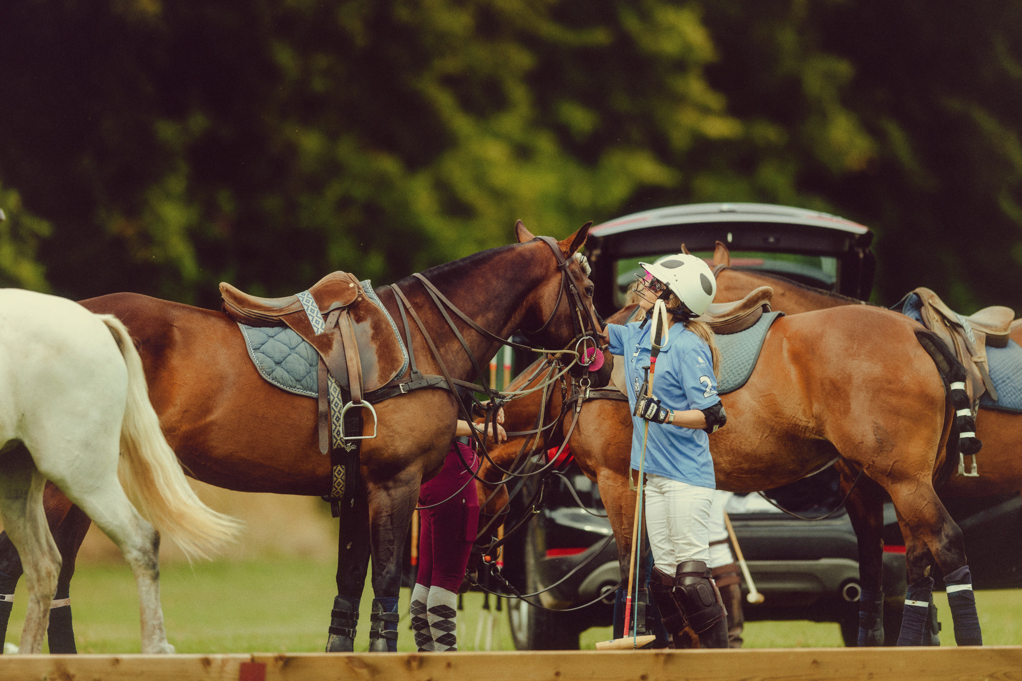 Family Polo Day Photo Shooting