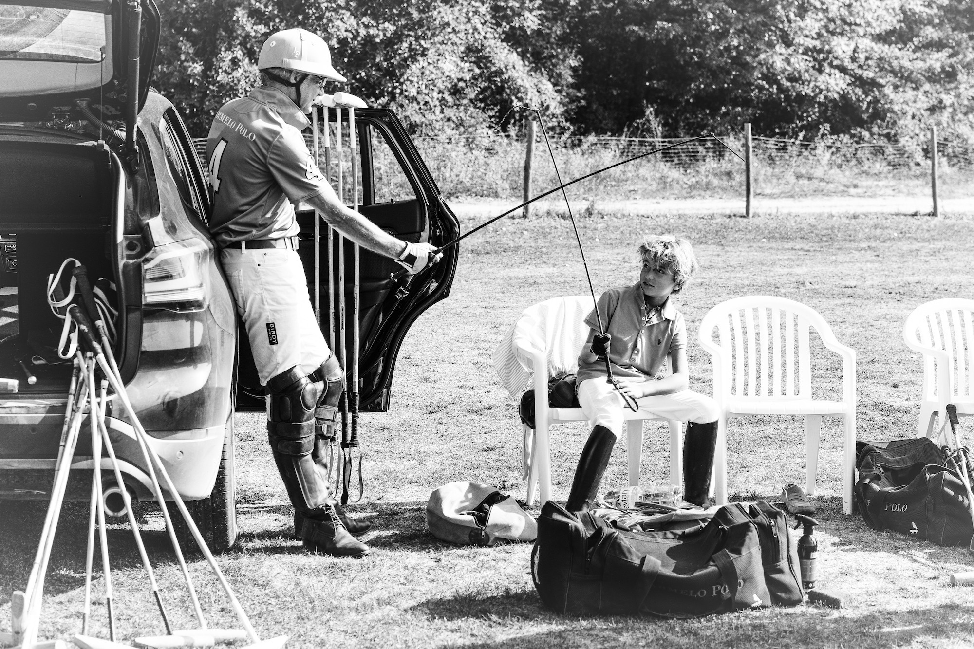 Family Polo Day Photo Shooting