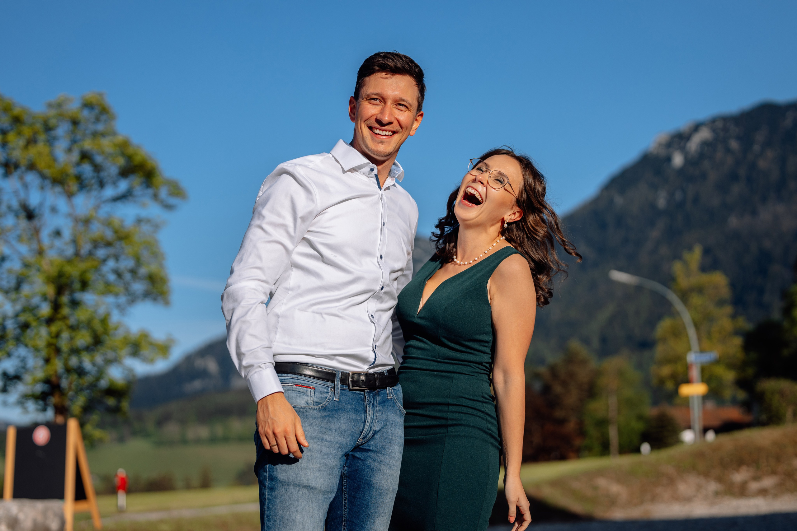 In der Nähe der Berge (bei Ruhpolding). Hochzeitsfotograf München Taufe Familienfotograf Tanja Mauke