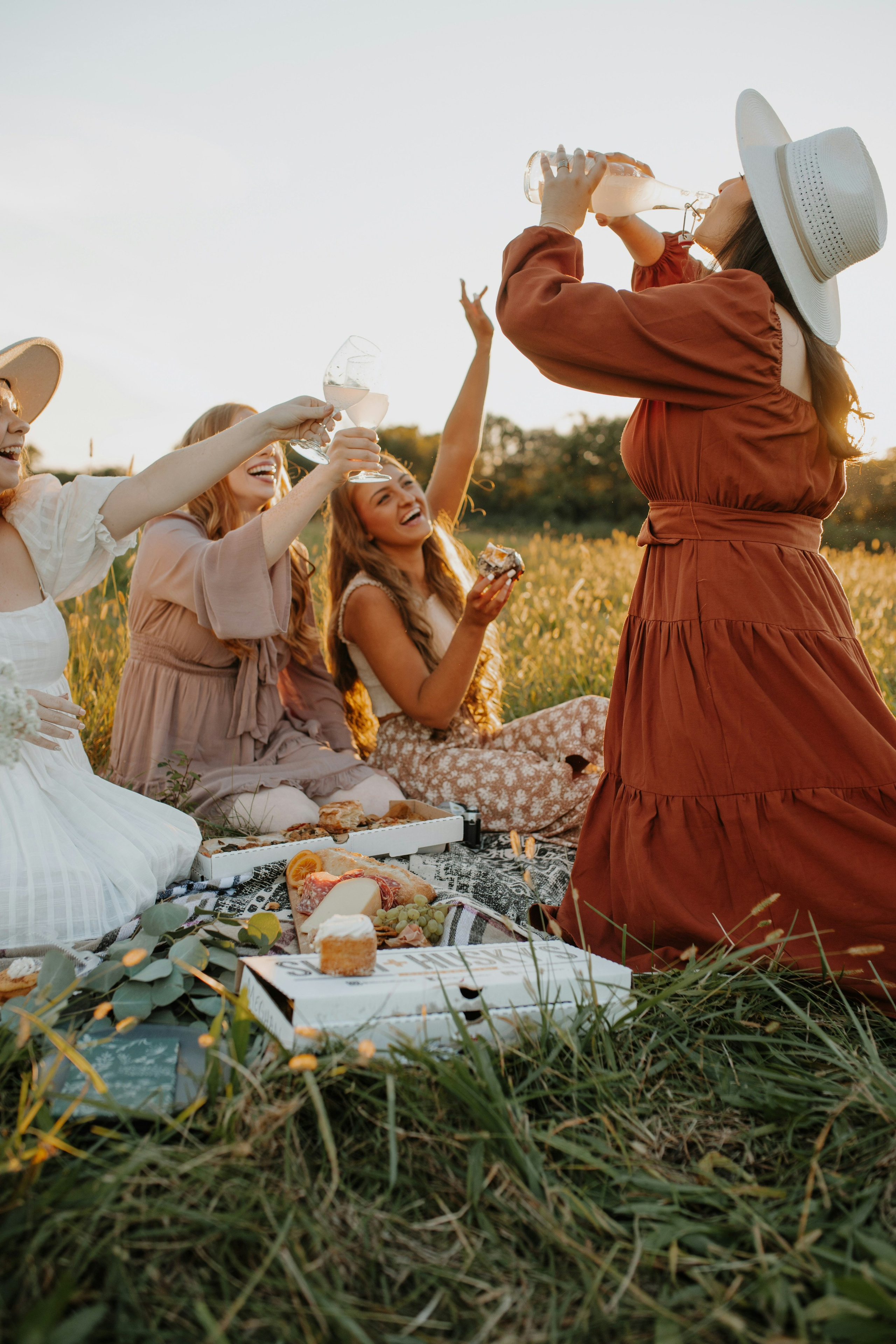 Picnic al Tramonto | Ritratti di Famiglia Lifestyle in Esterna