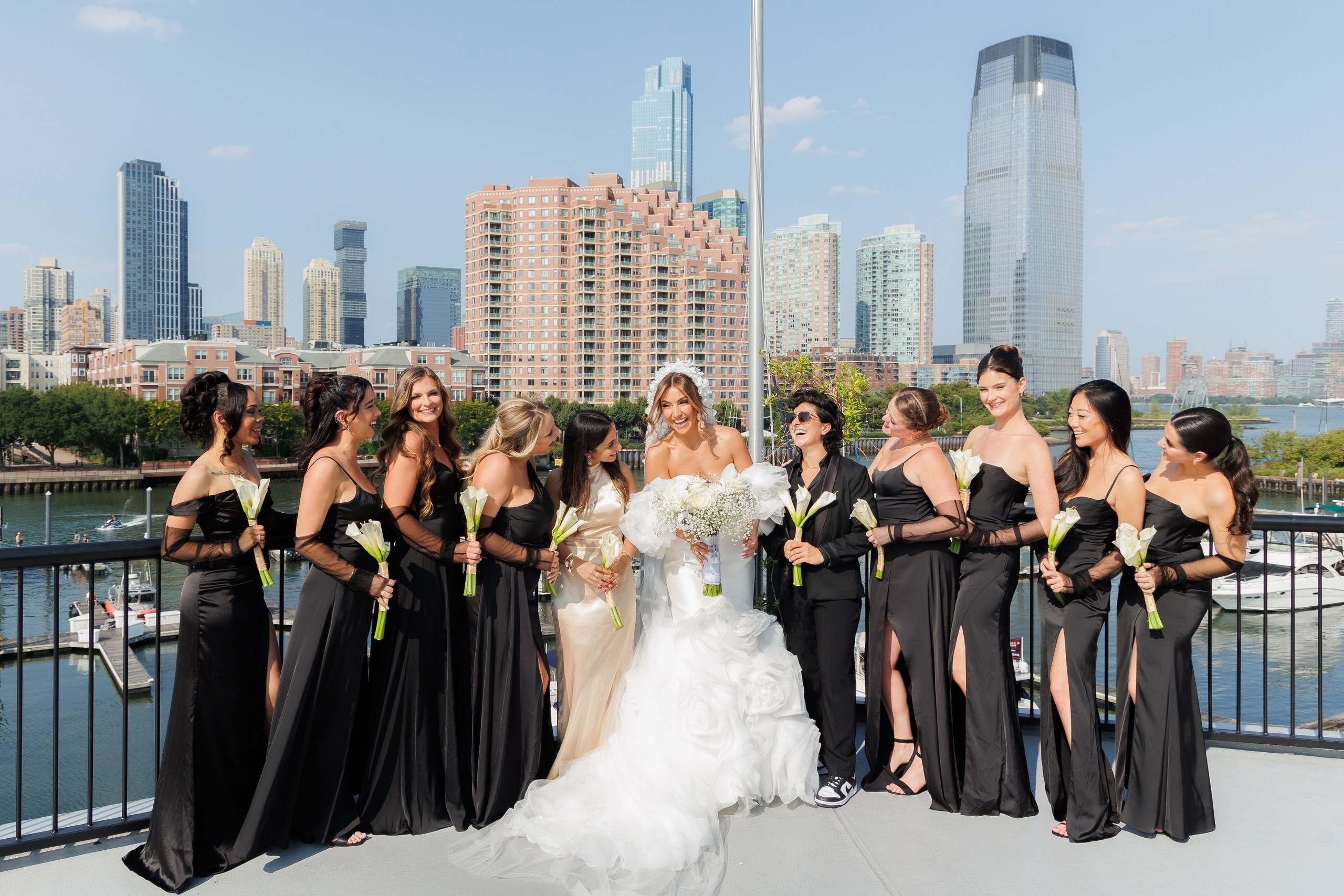 Briana & Kefim, Maritime Pars, Jersey City, NJ. Wedding Photo & Video