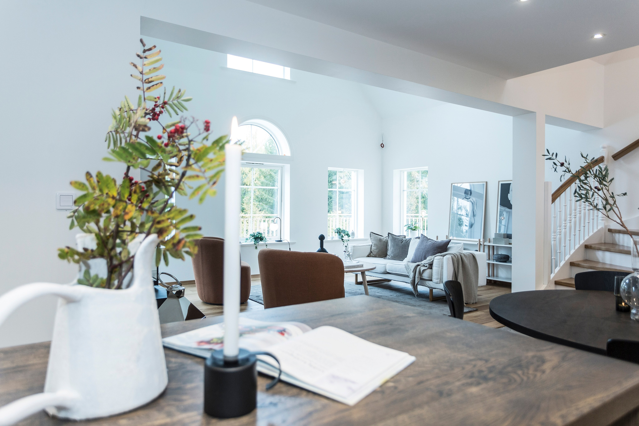 Villa i Stockholm med altan. InHome Design Stockholm – Interiördesign och homestyling i Stockholm