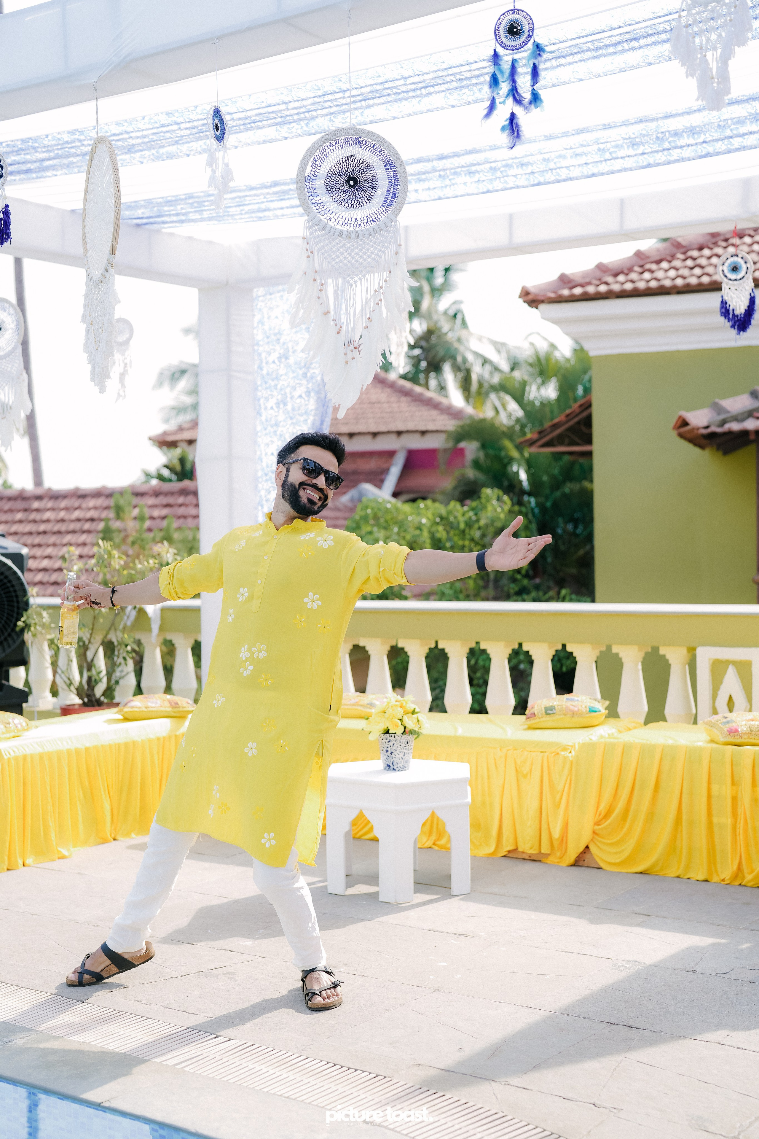 Haldi Hues Ft. Baebie & Goyal. Fine art Wedding Photographers in India & Canada