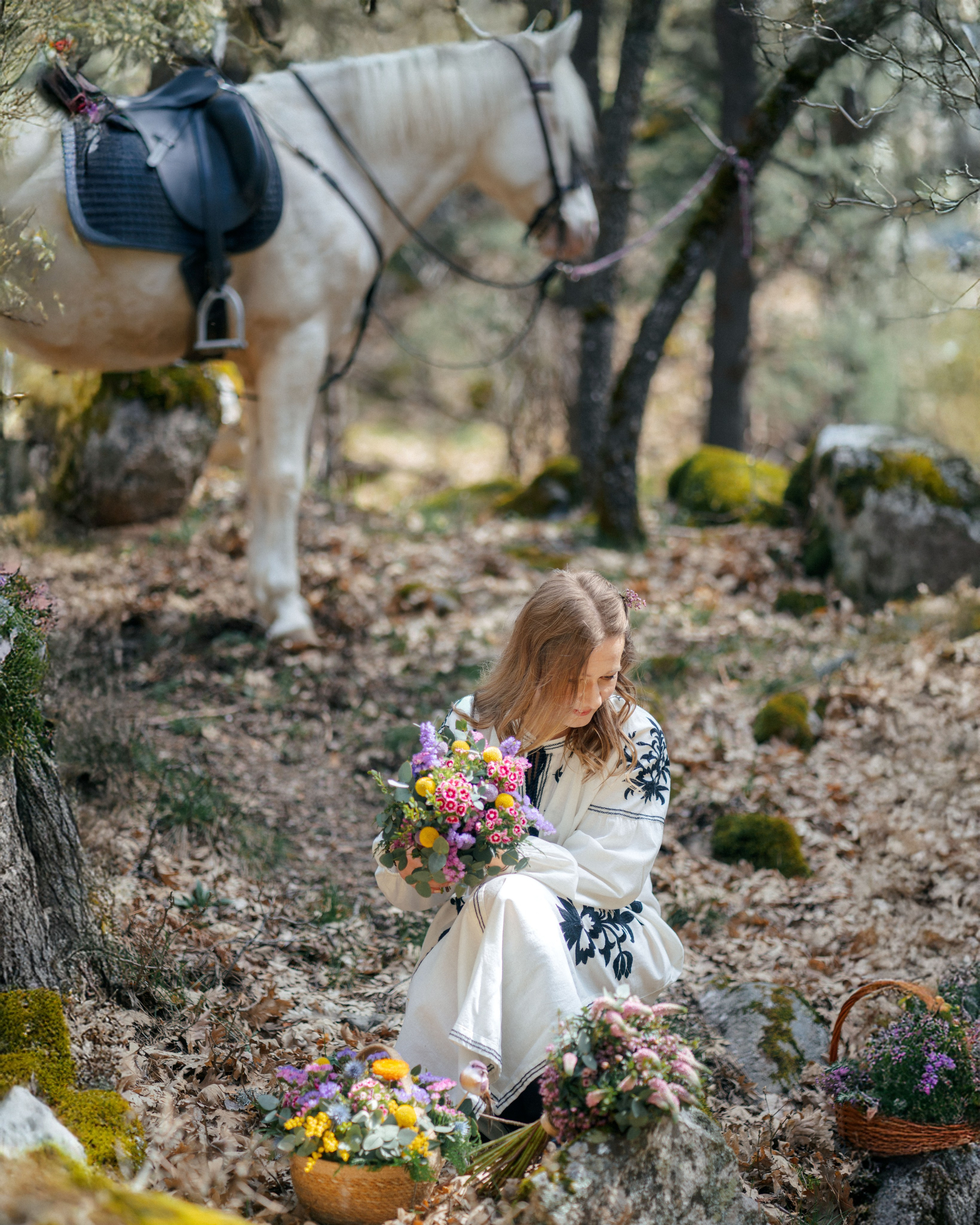 Конная фотосессия. Женские портреты в Мадриде — естественная красота и свет | Anna Maruleva