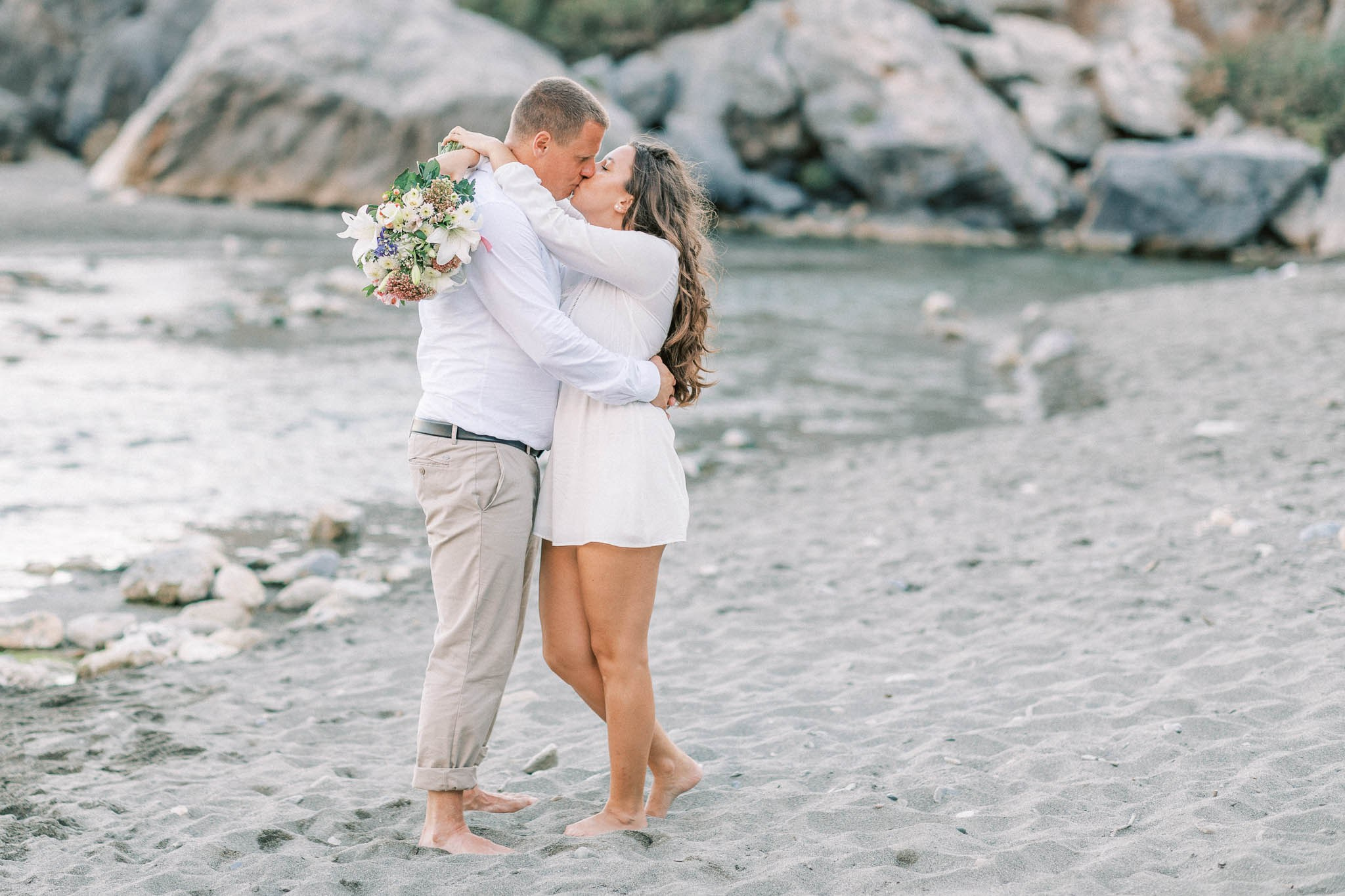 After Wedding Griechenland Kreta Flitterwochen Fotoshooting