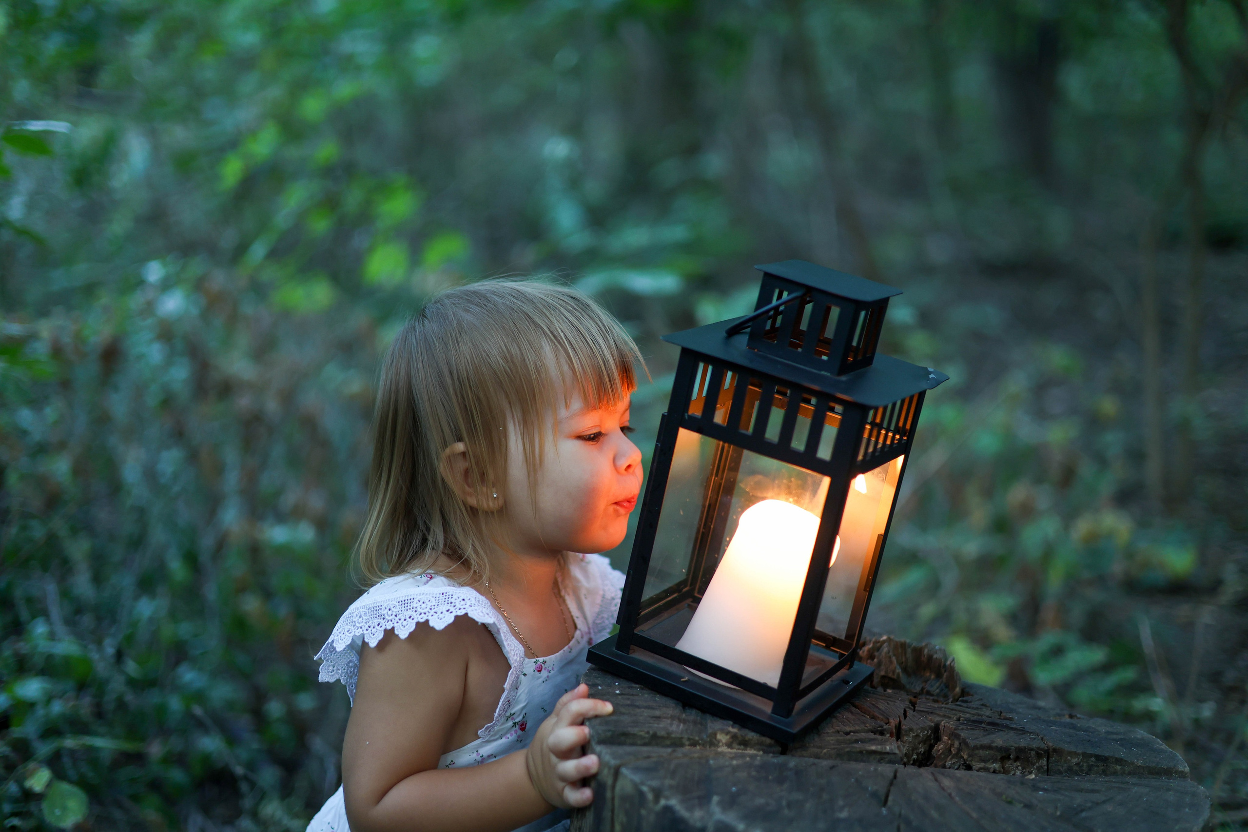 Сказочная детская фотосессия в лесу