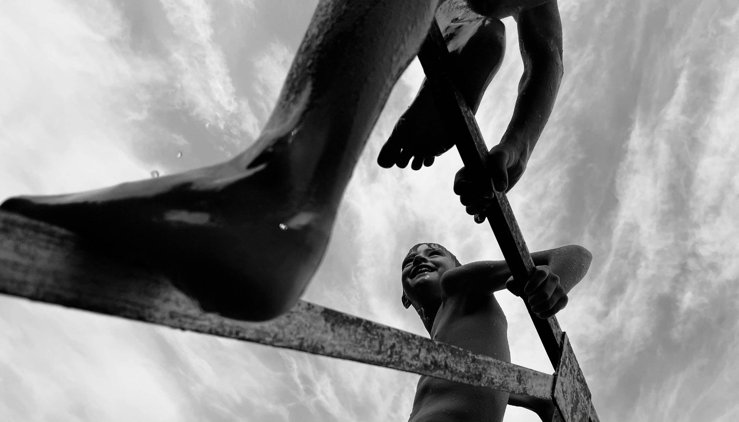 You fly when you jump. Ana Khocho