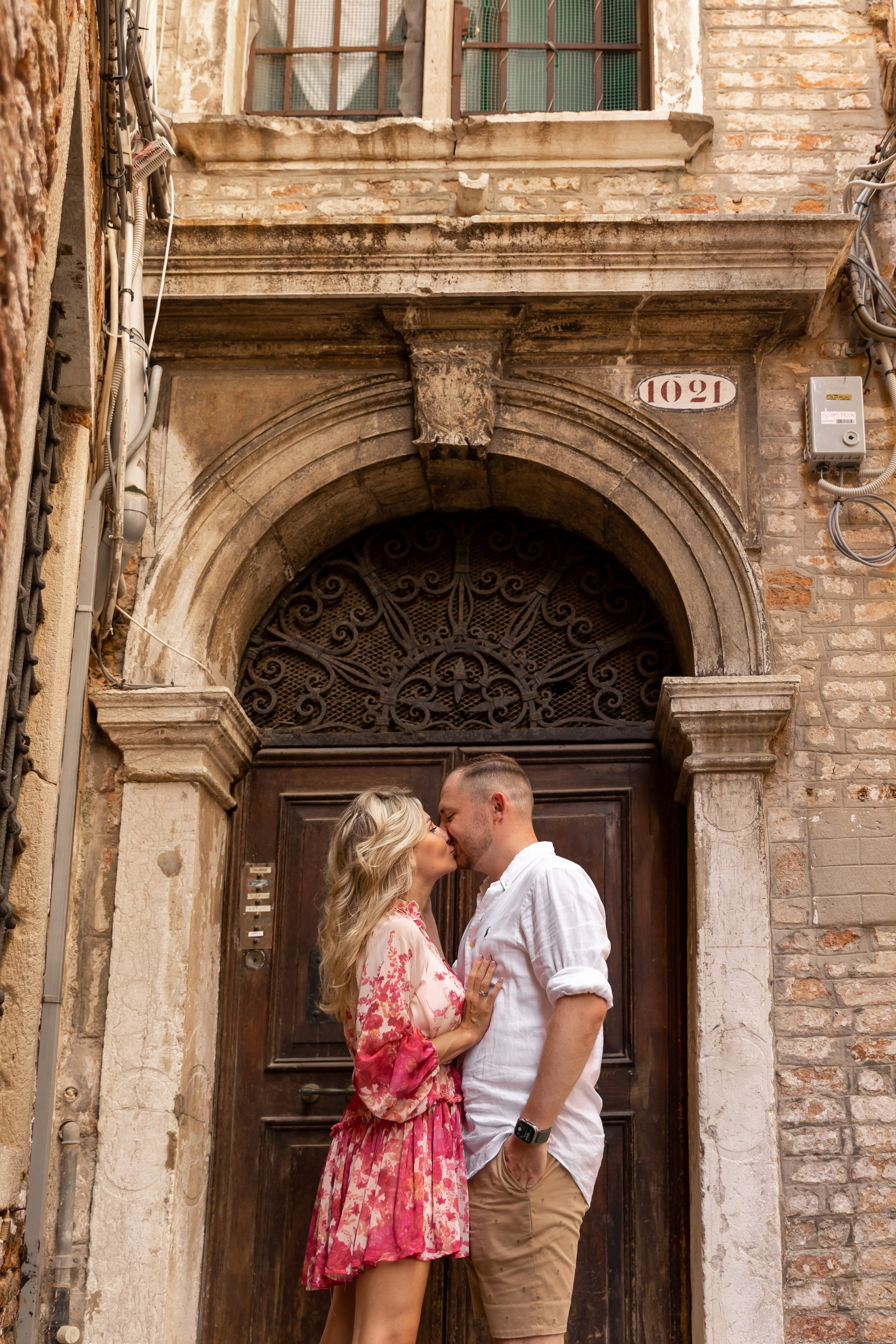 Hot summer day in Venice with Sergey and Maria