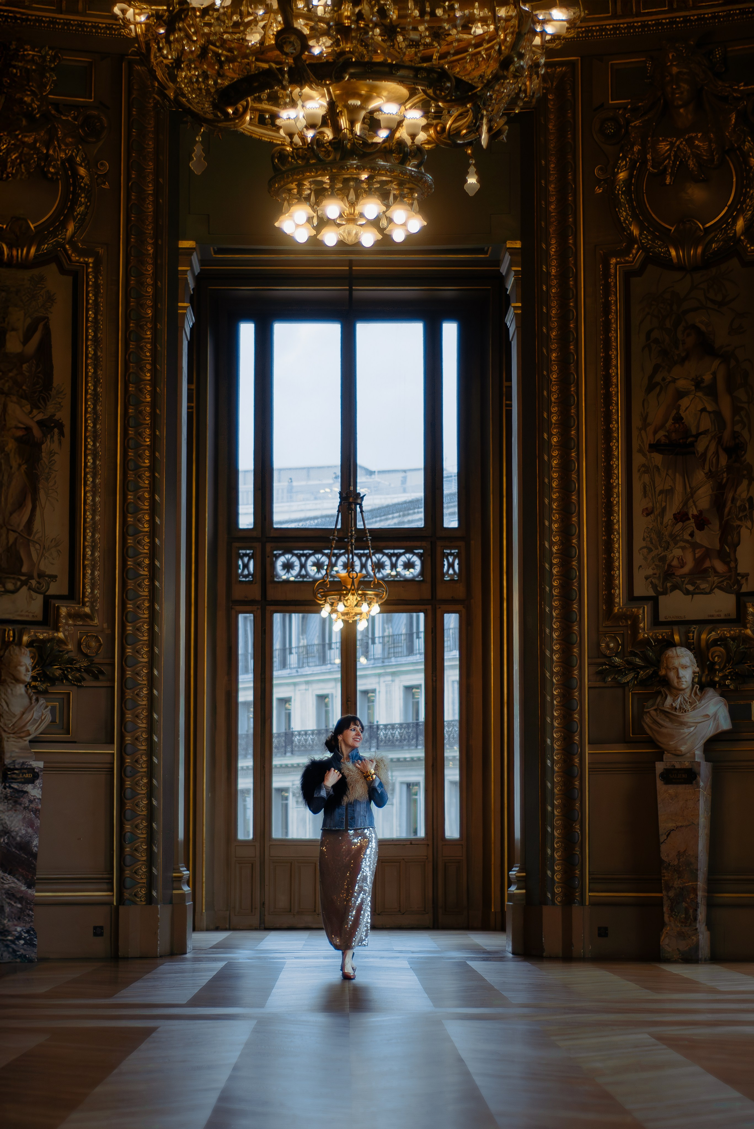Юбилейная фотосессия в Опере. Фотограф в Париже Полина Осипова