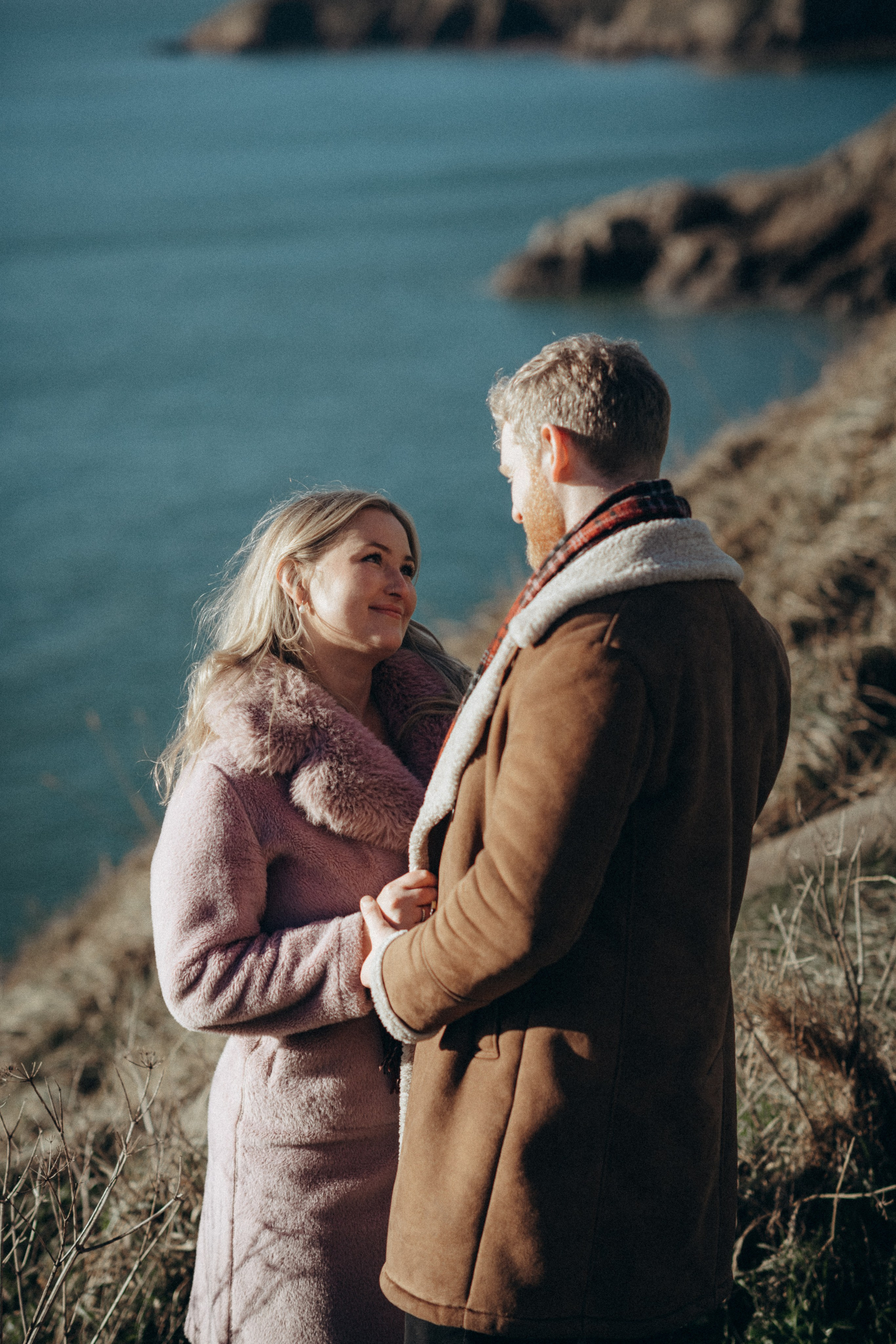Howth cliff photoshoot. Wedding & Family photographer in County Donegal and Dublin, Ireland