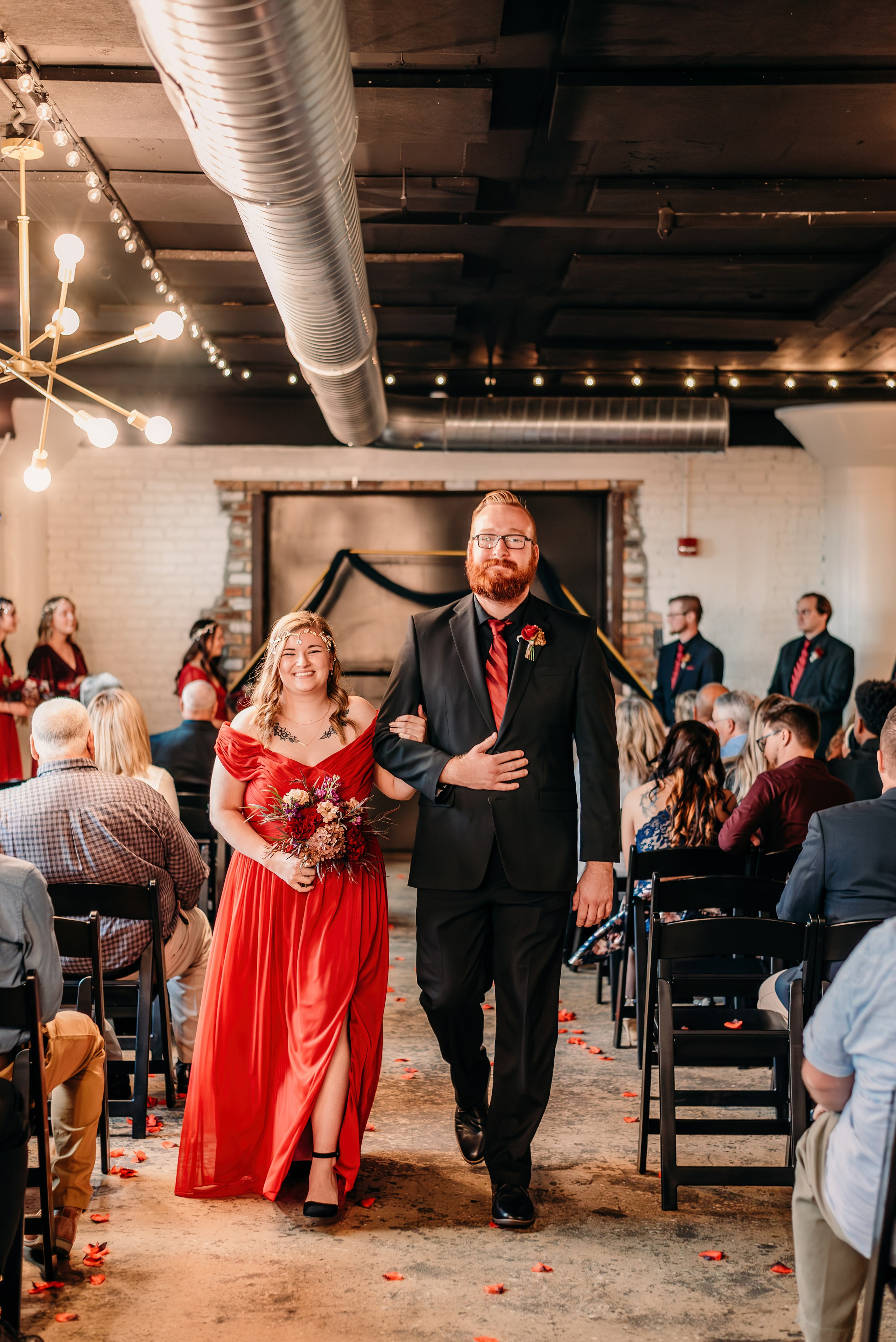 Bold & Dramatic Wedding at The Paper Mill on The Landing | Fort Wayne Wedding Photographer. Alexandria Danielle Photography | Fort Wayne & Indianapolis Wedding Photographer