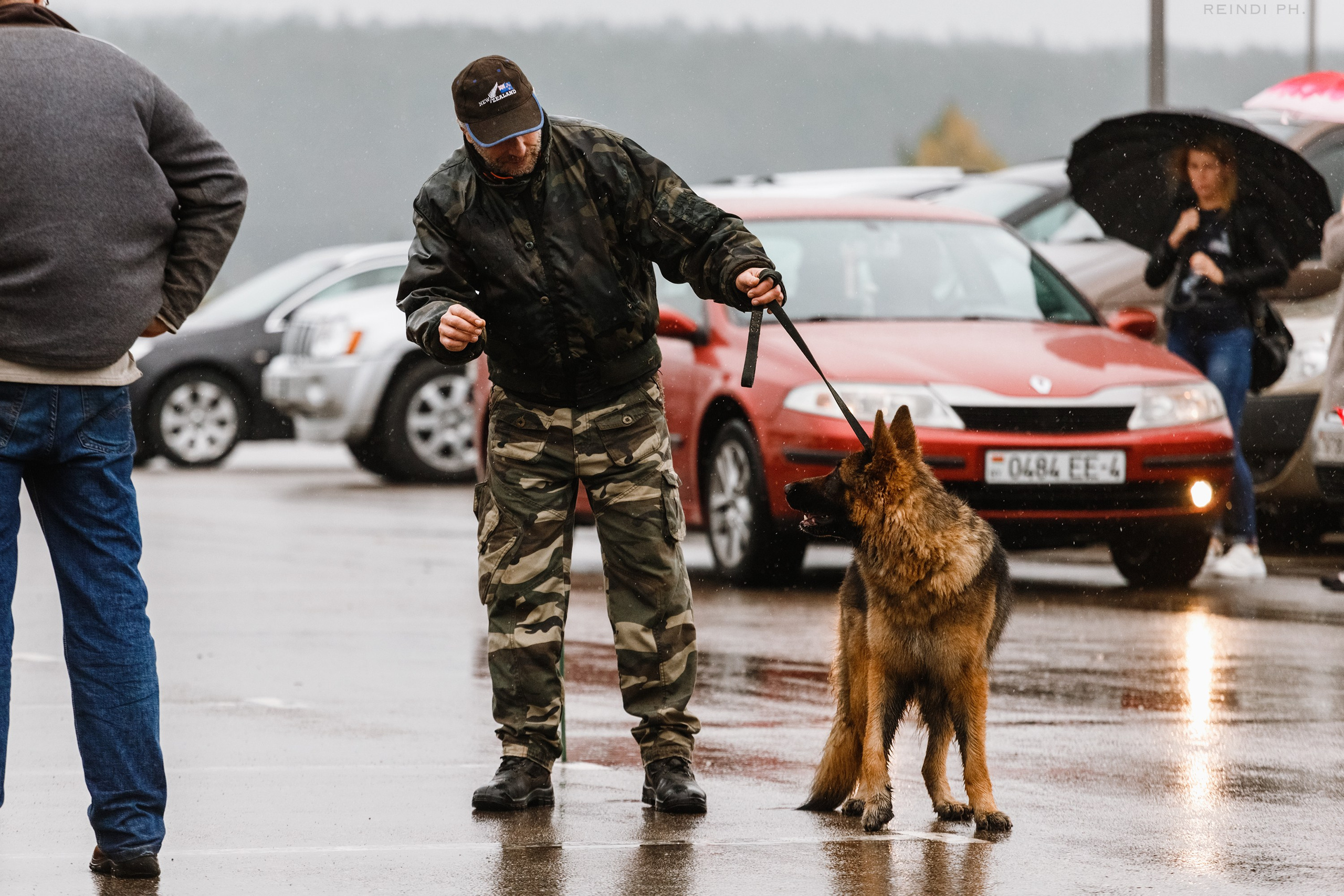 Rainy dog show in Grodno. Kaja | fotograf we Wrocławiu | ludzie i psy