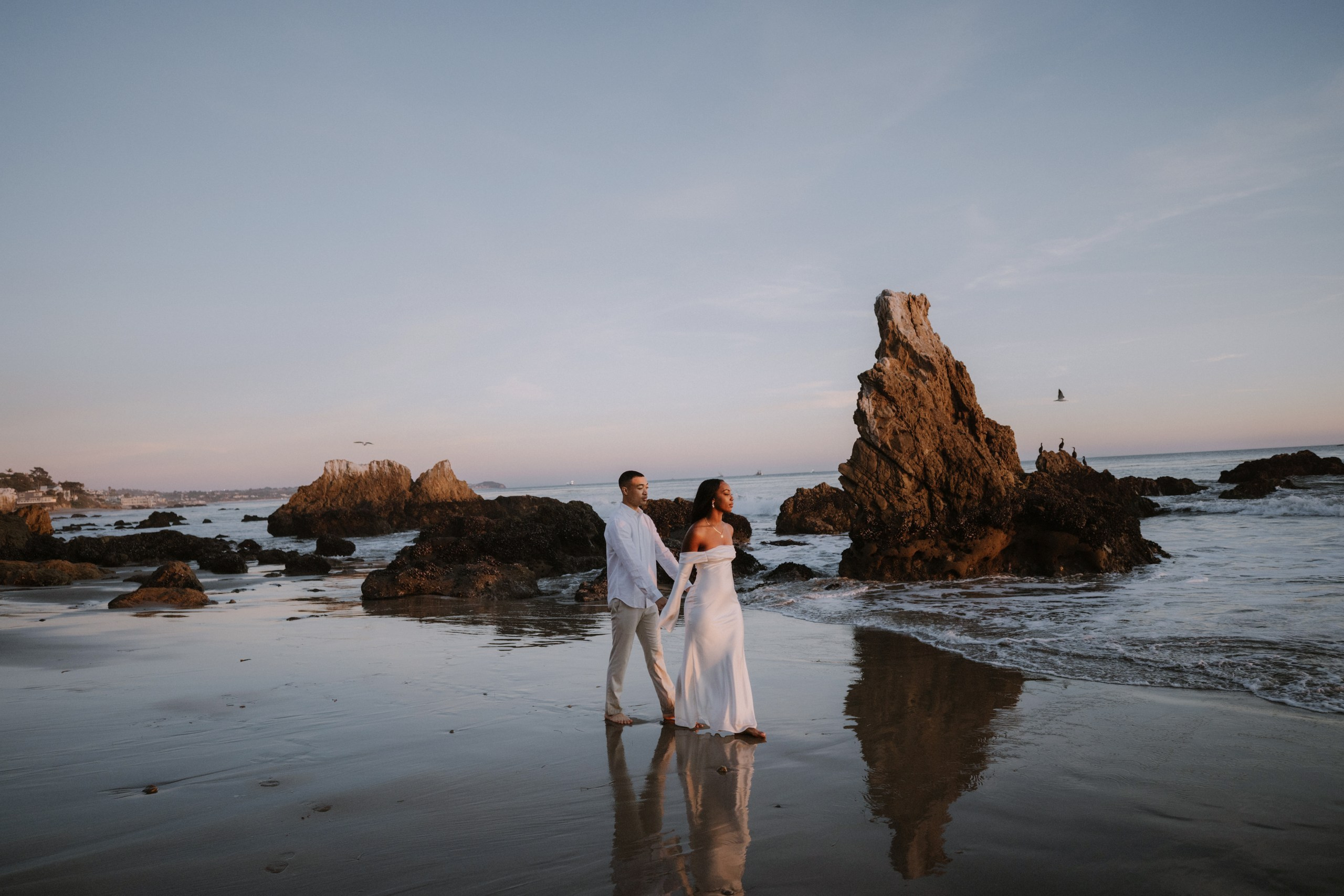 Engagement Photoshoot at El Matador Beach, Malibu | Taya Frank. Southern California Family and Couple Photographer
