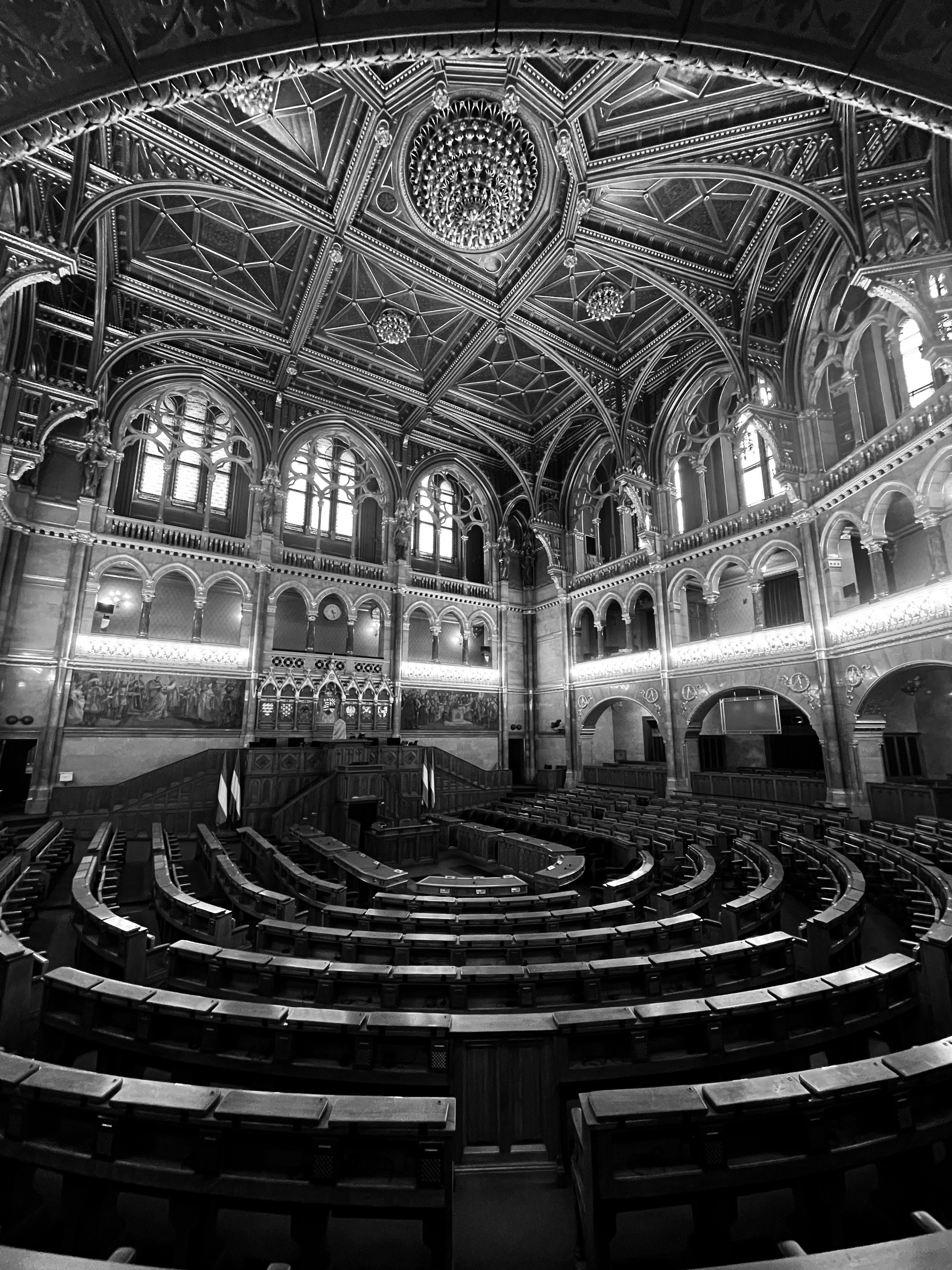 The National Assembly's Assembly Hall. Budapest 2026. IPHONE 12 PRO