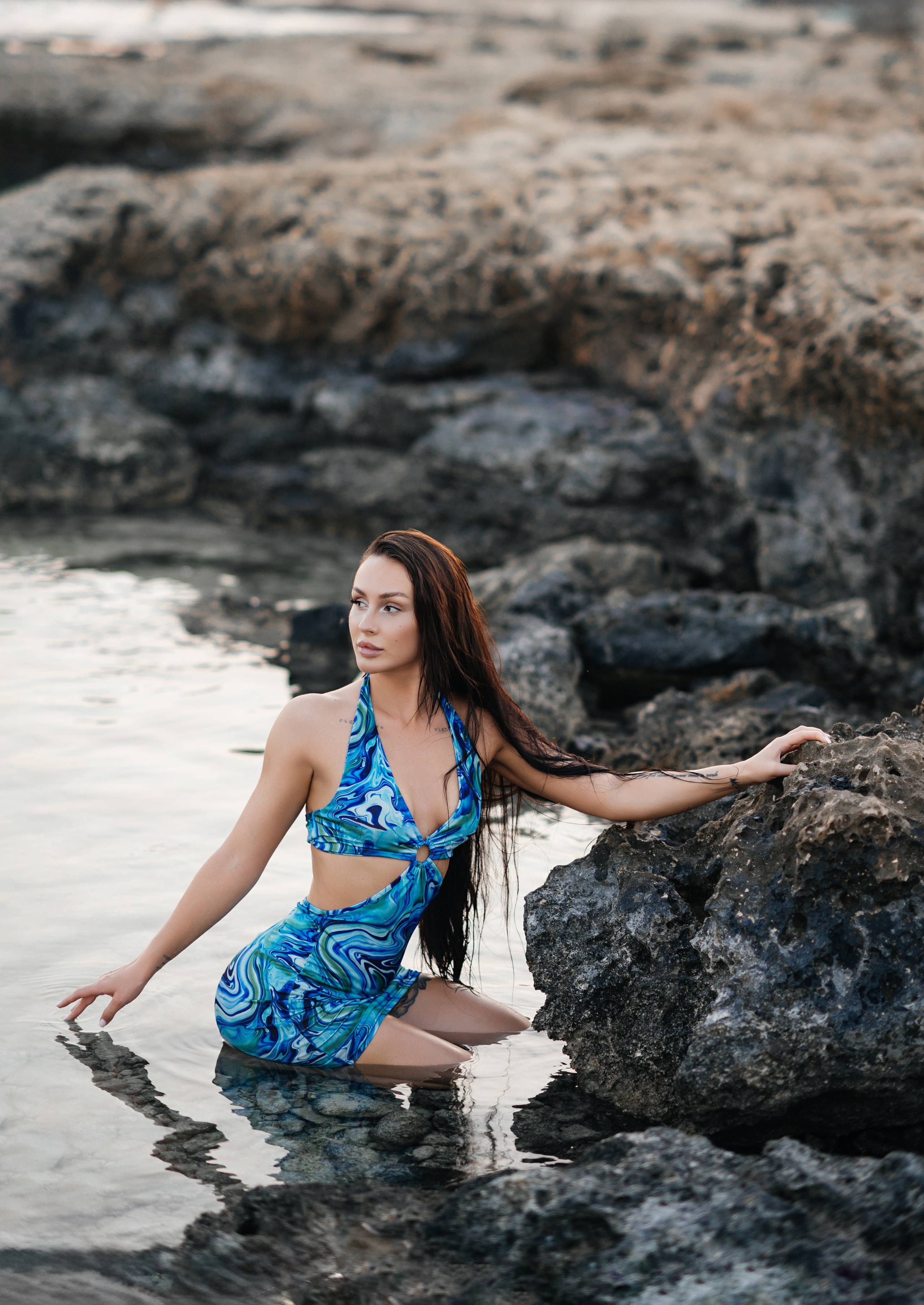 На пляже. Фотограф на Кипре