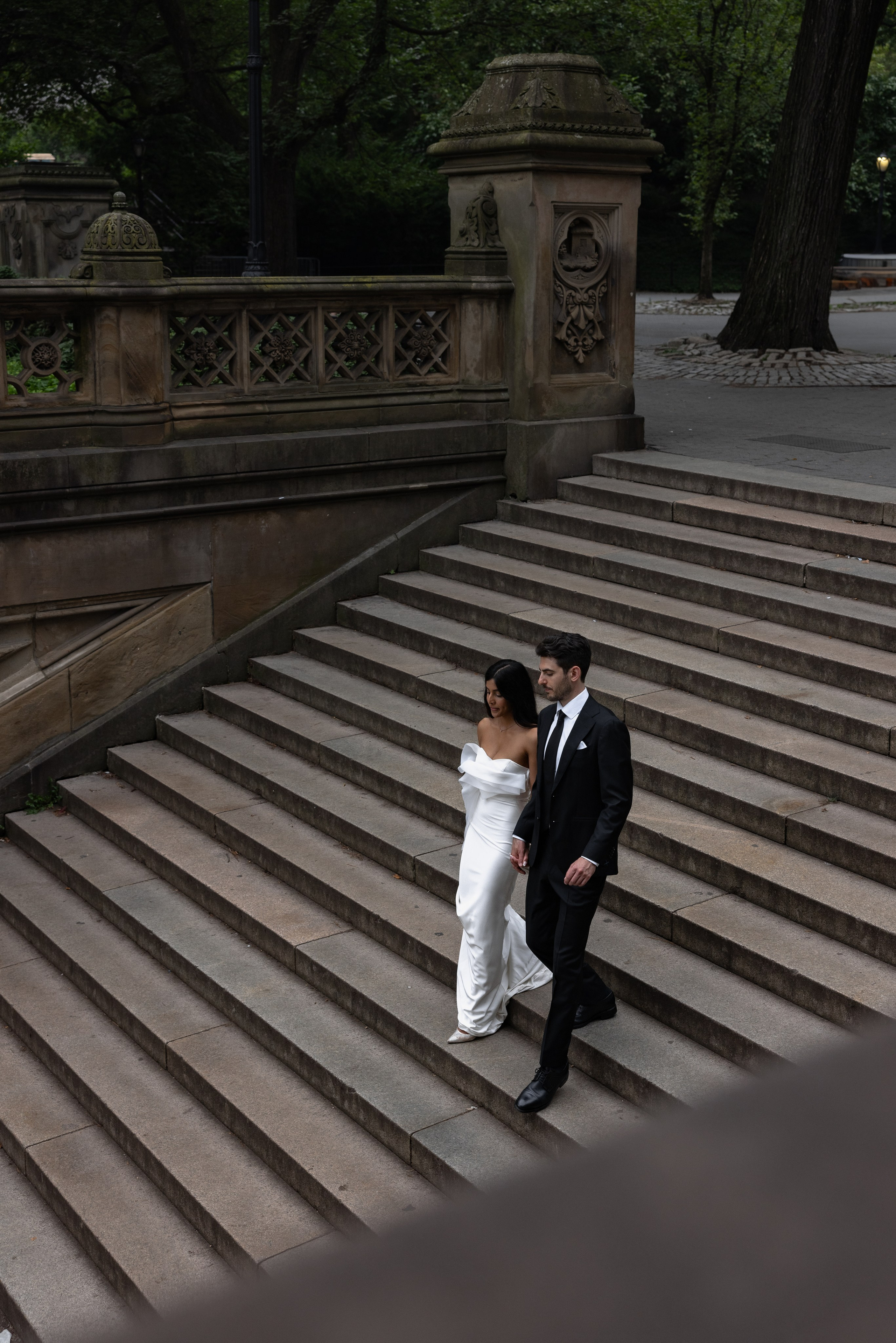 Engagement in Central Park. Photographer Anastasia Nagibina