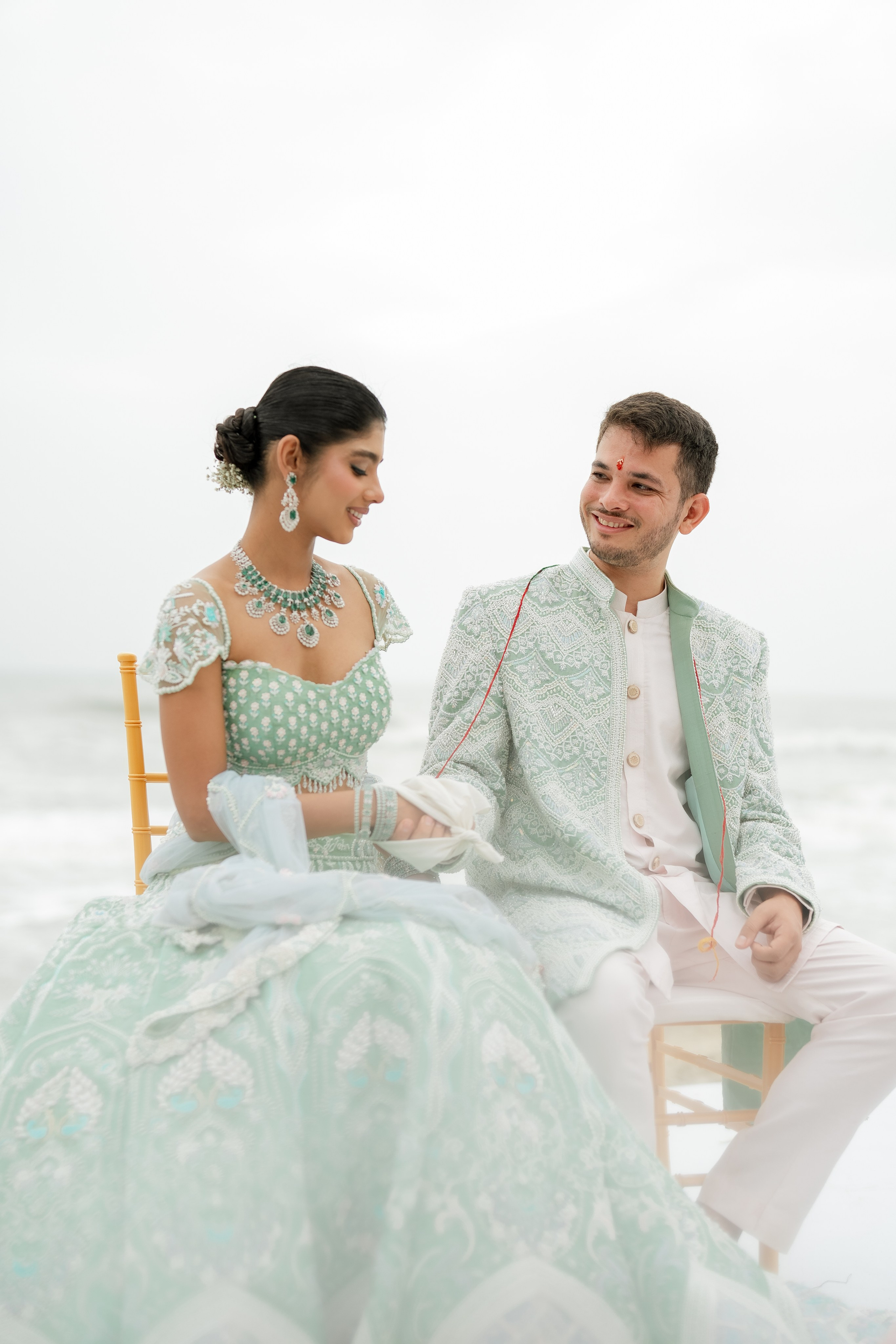 Beach Shaadi! Ft. Aishwarya & Milan. Fine art Wedding Photographers in India & Canada