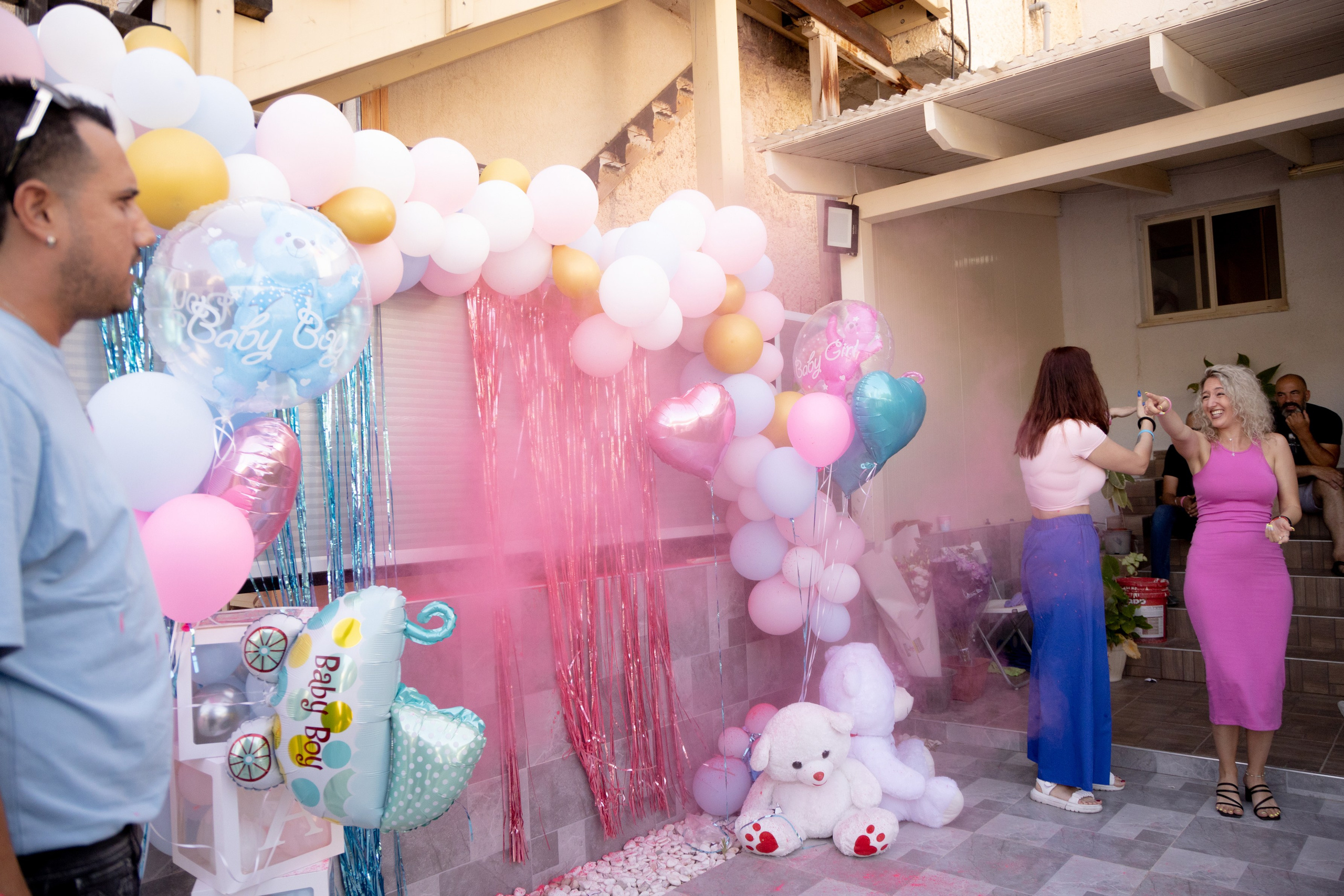 Gender Party for Alina and Michael. Home