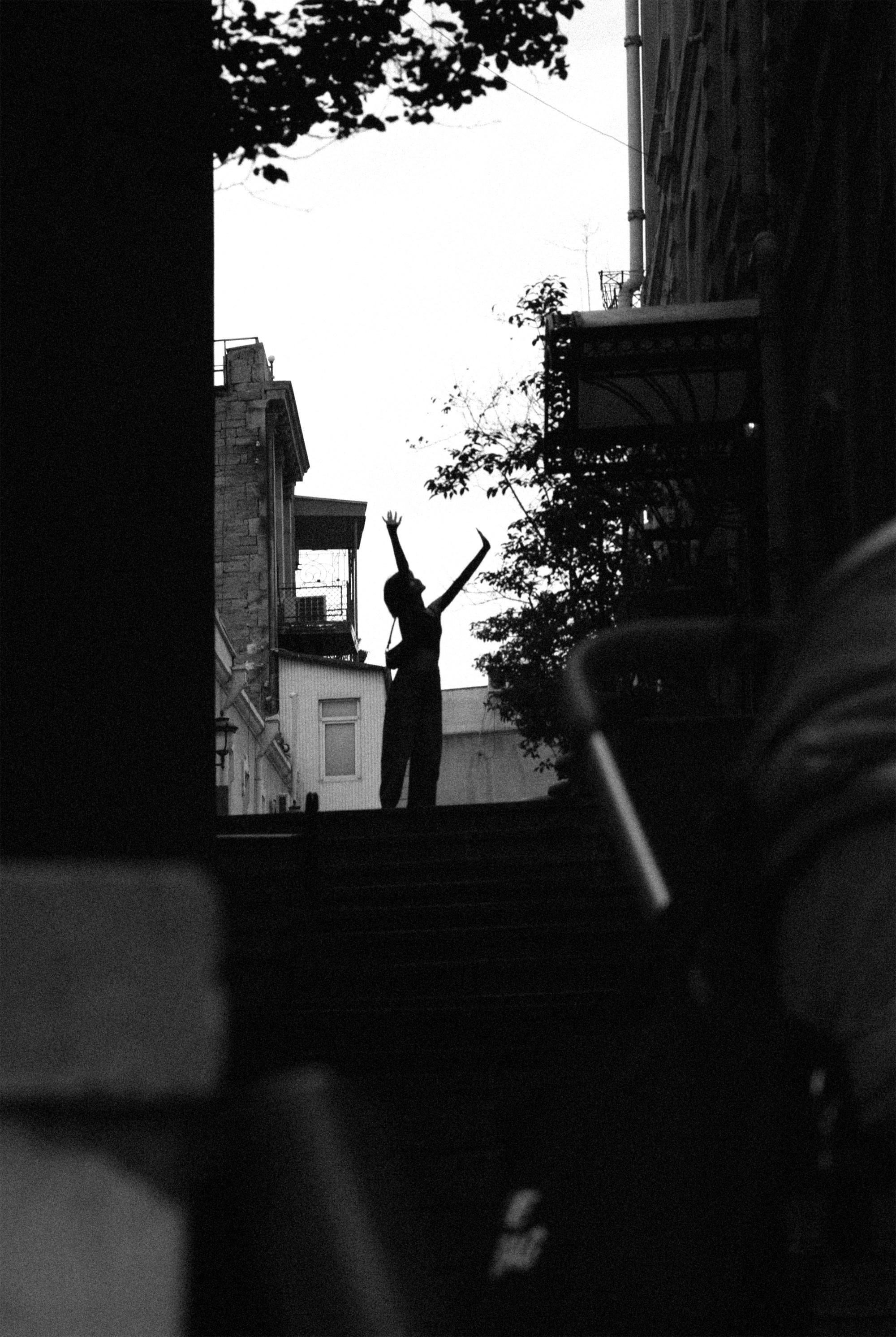 Jasmin / Street Walking. BNW Around Photography