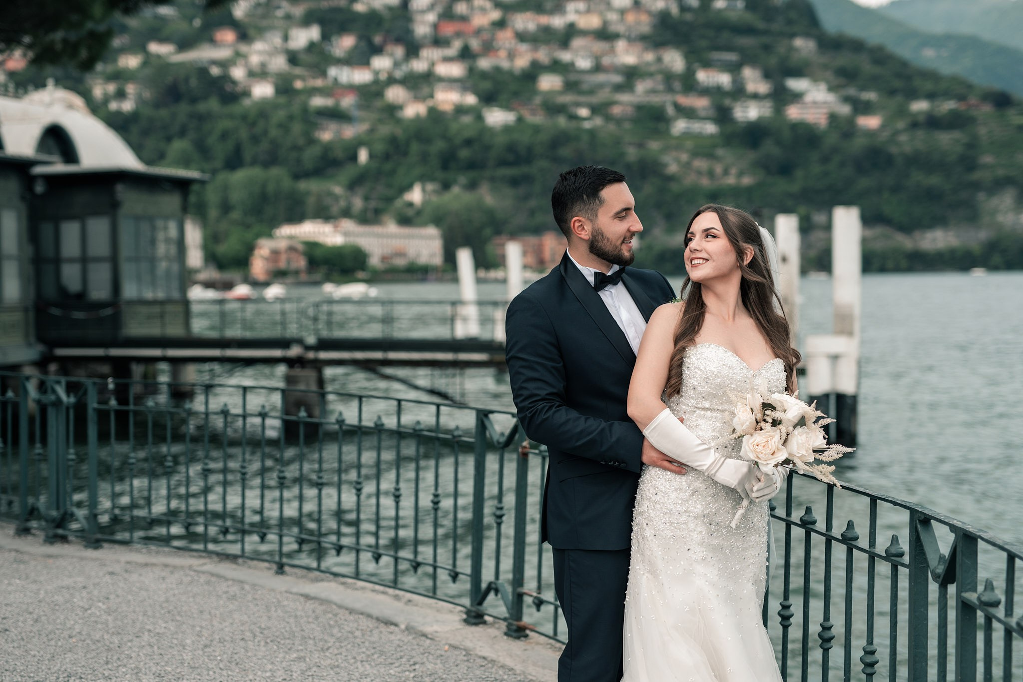 Seida & Adenis. Fotografo matrimonio Lago di Como Ferrari Media Production